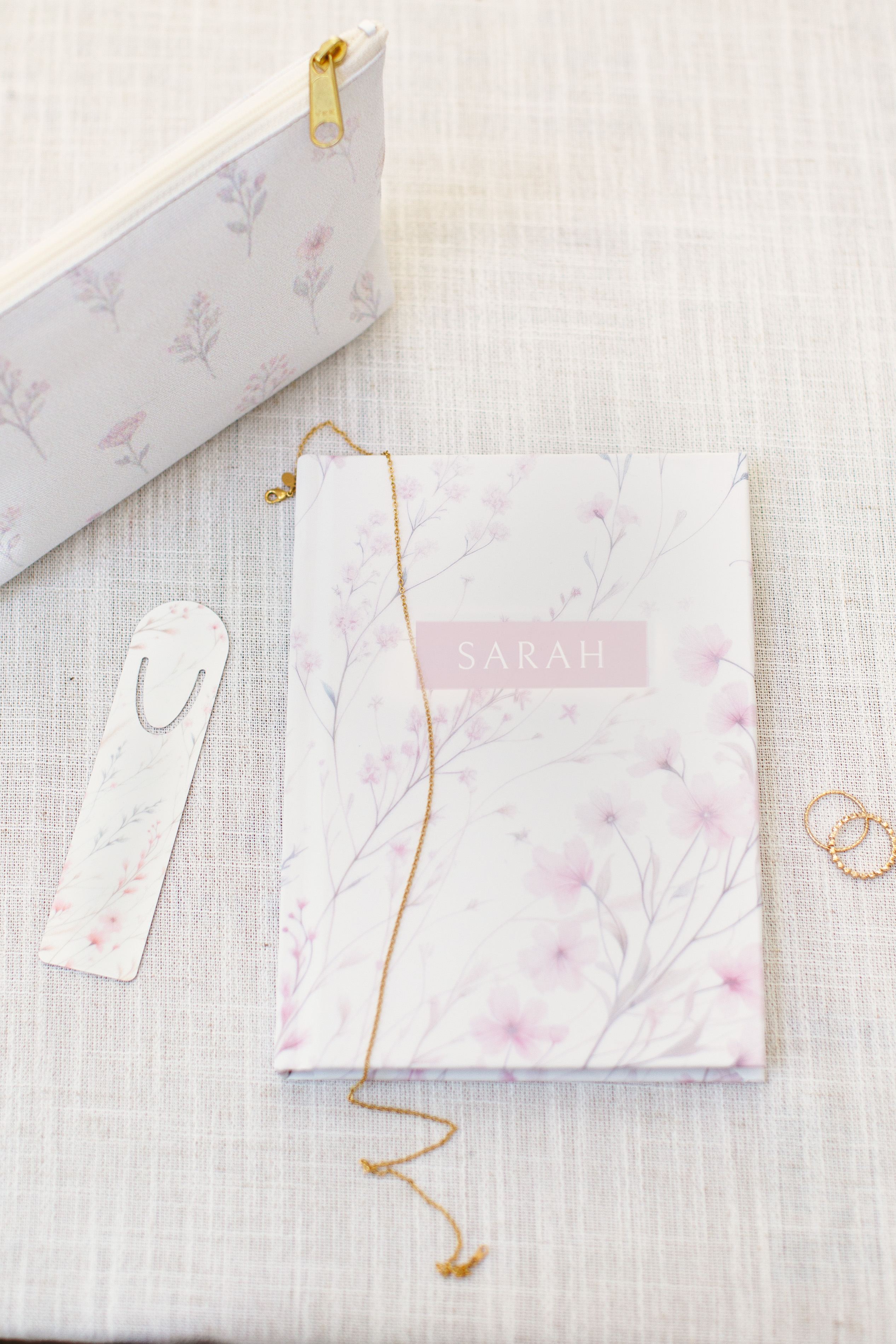Personalized Floral Journal – Blush Heirloom