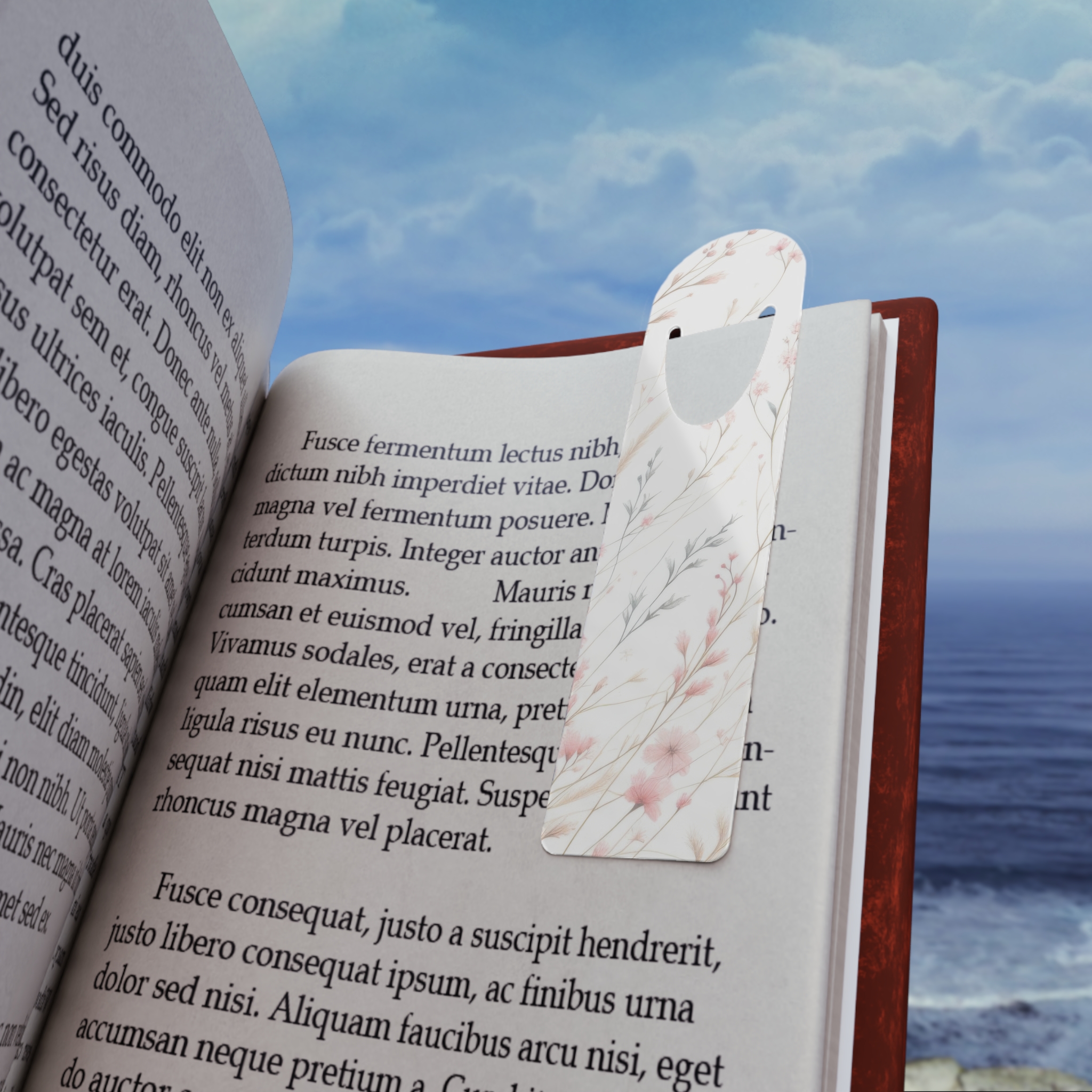 Floral Bookmark – Blush Heirloom