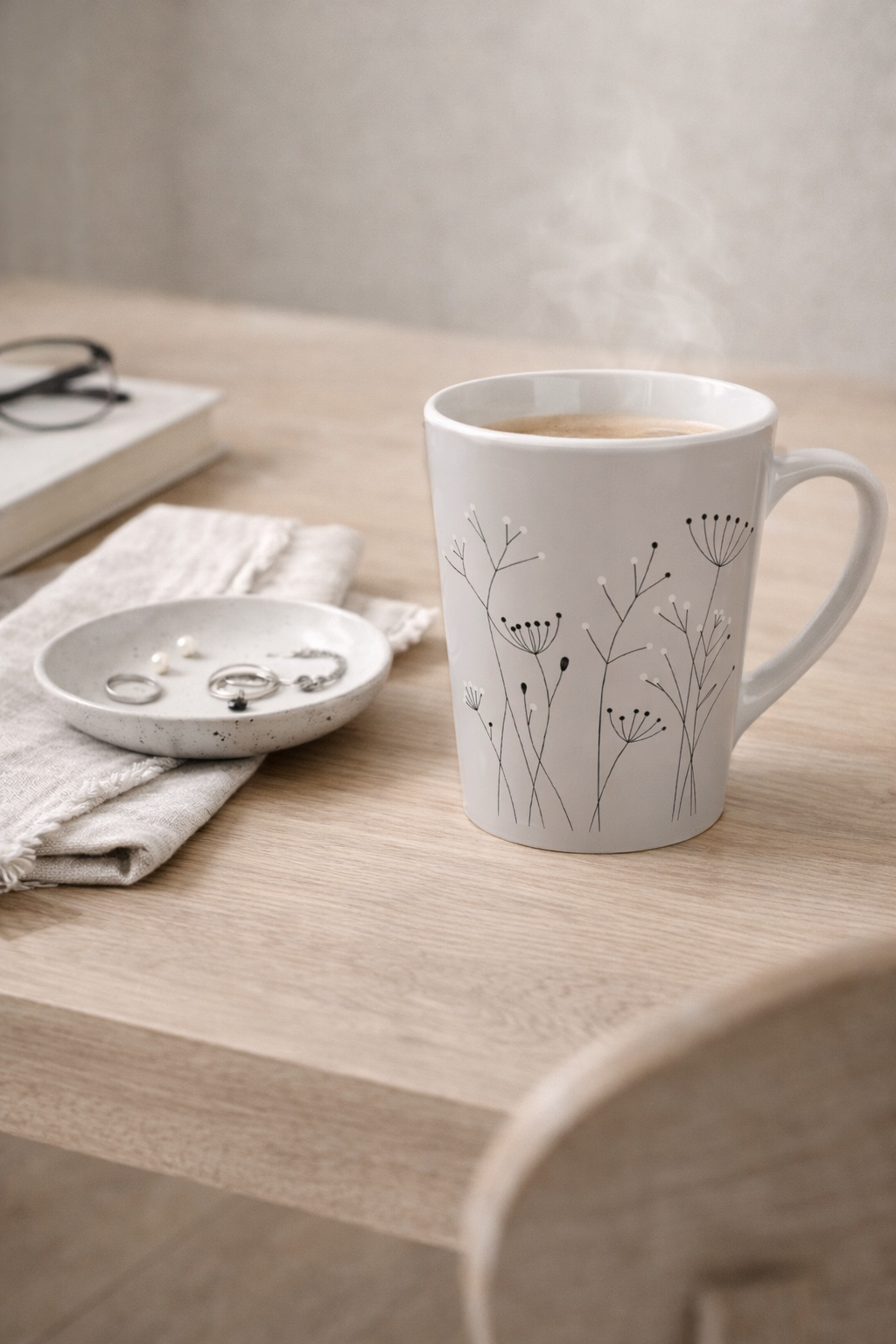 Botanical Latte Mug – Stone & Stem