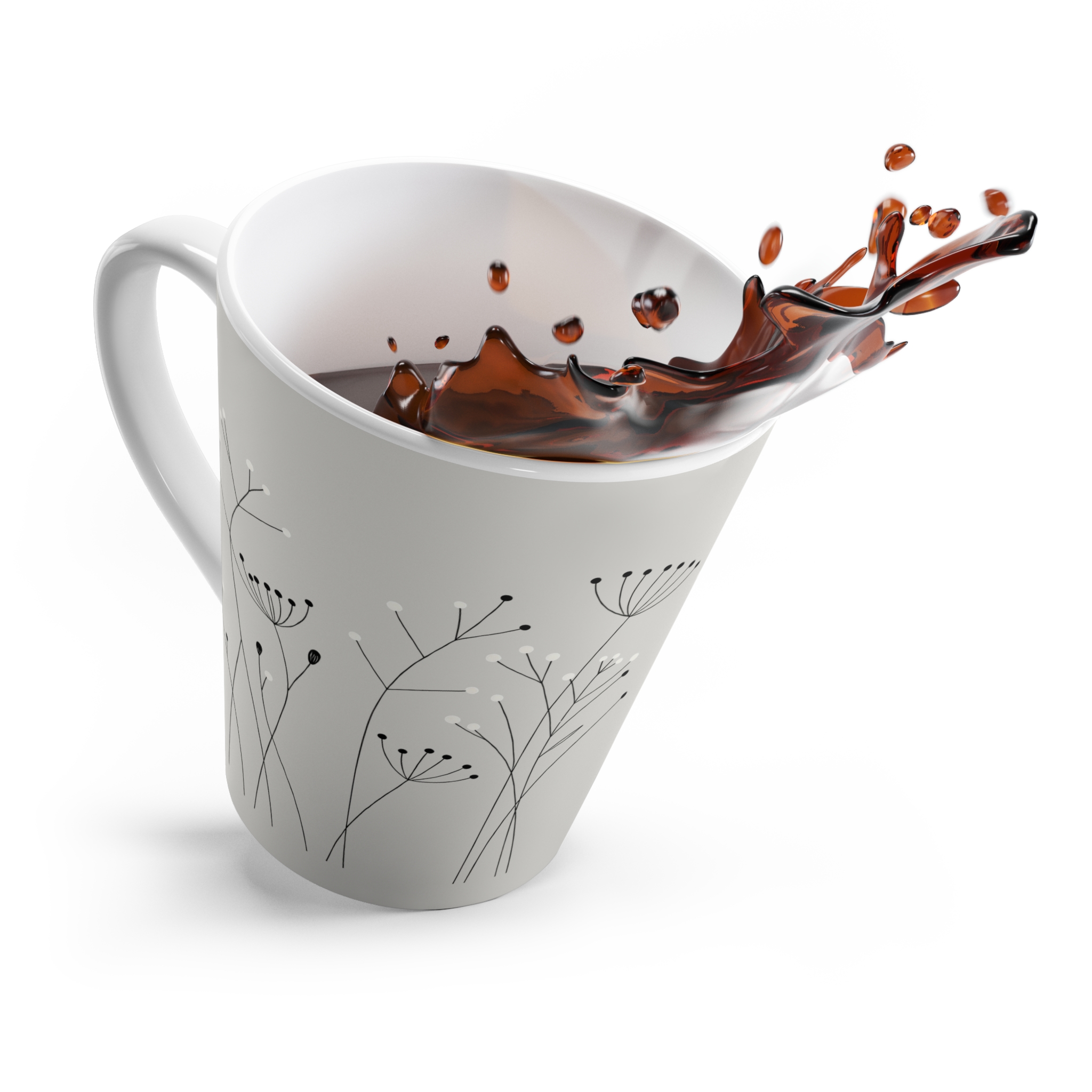 Botanical Latte Mug – Stone & Stem