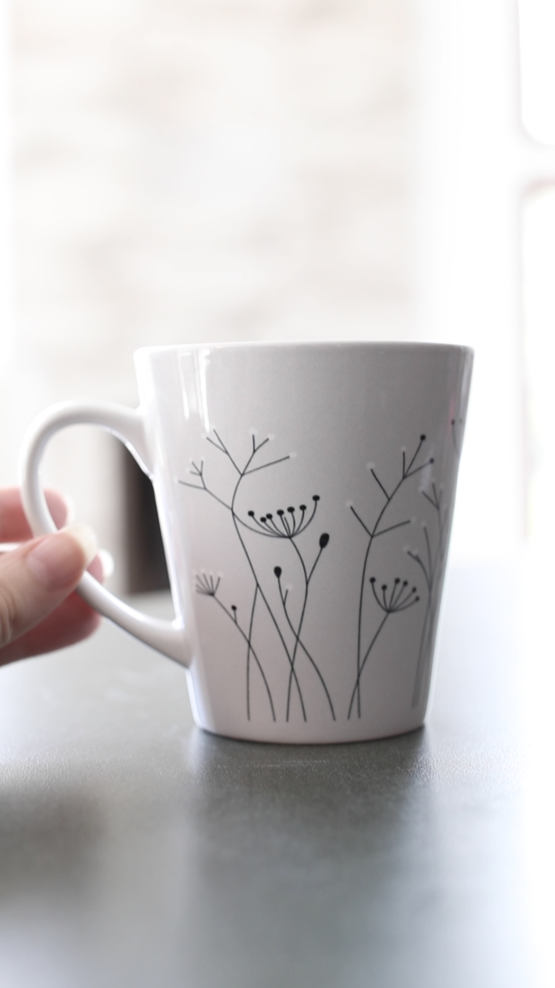 Botanical Latte Mug – Stone & Stem