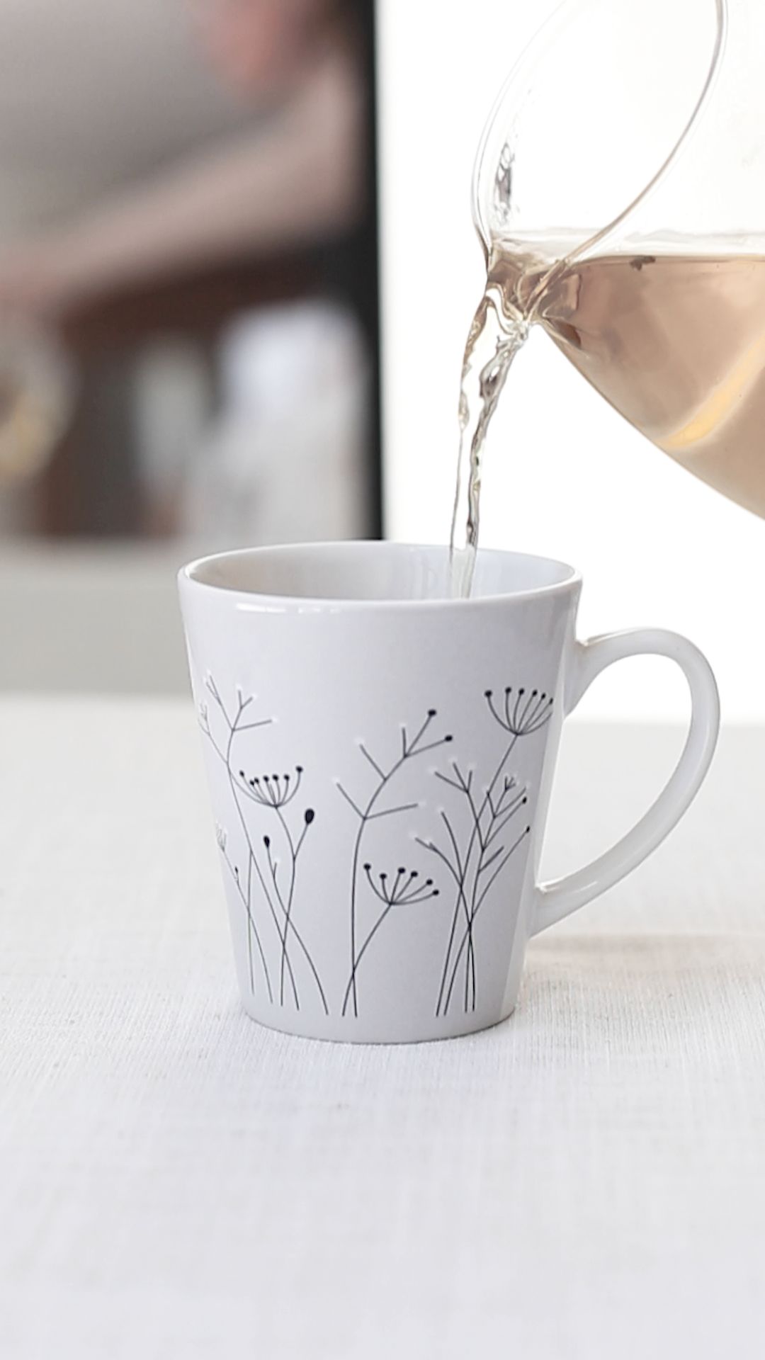 Botanical Latte Mug – Stone & Stem