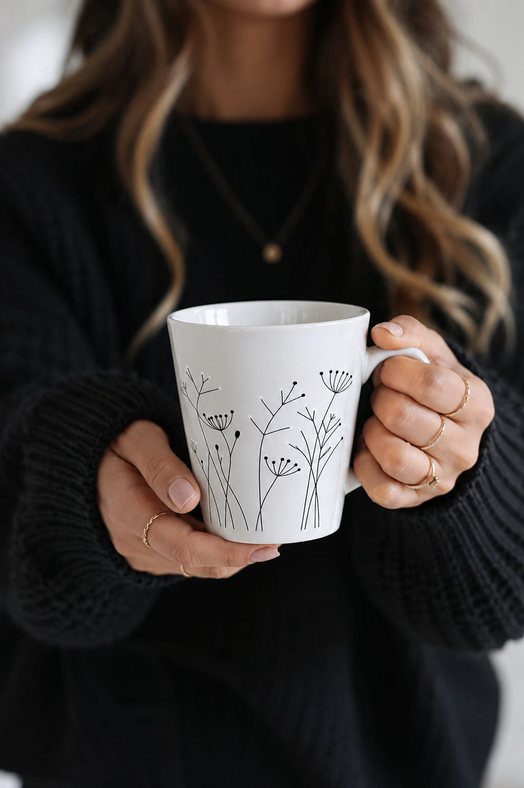 Botanical Latte Mug – Stone & Stem Botanical Latte Mug – Stone & Stem