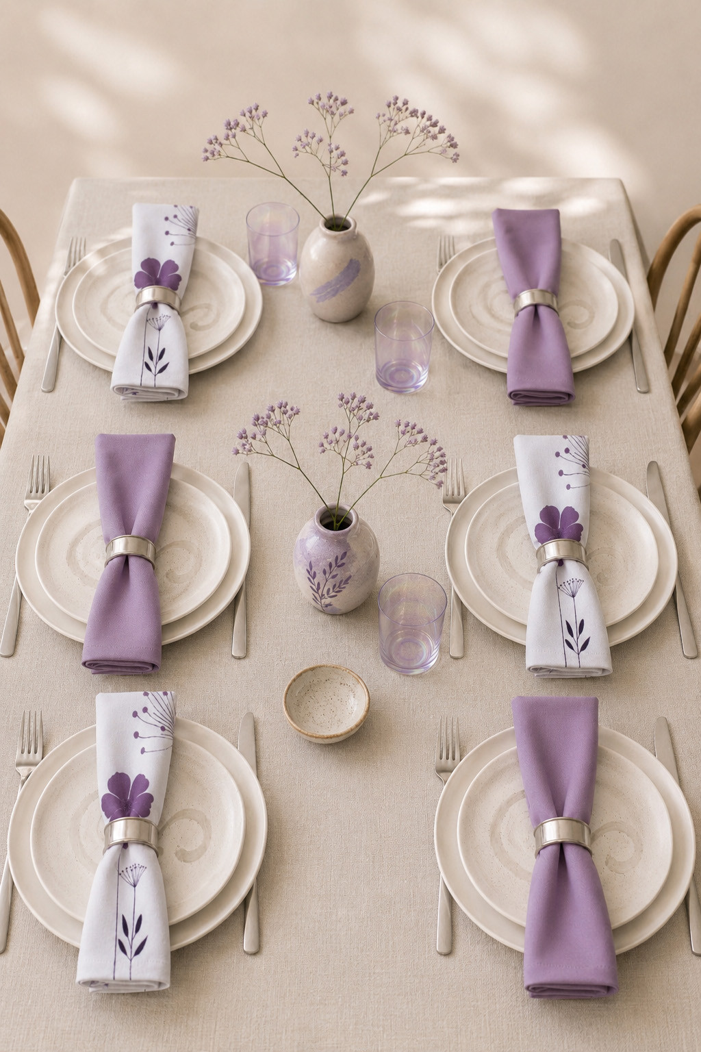 Violet Haze Napkins 4-Set