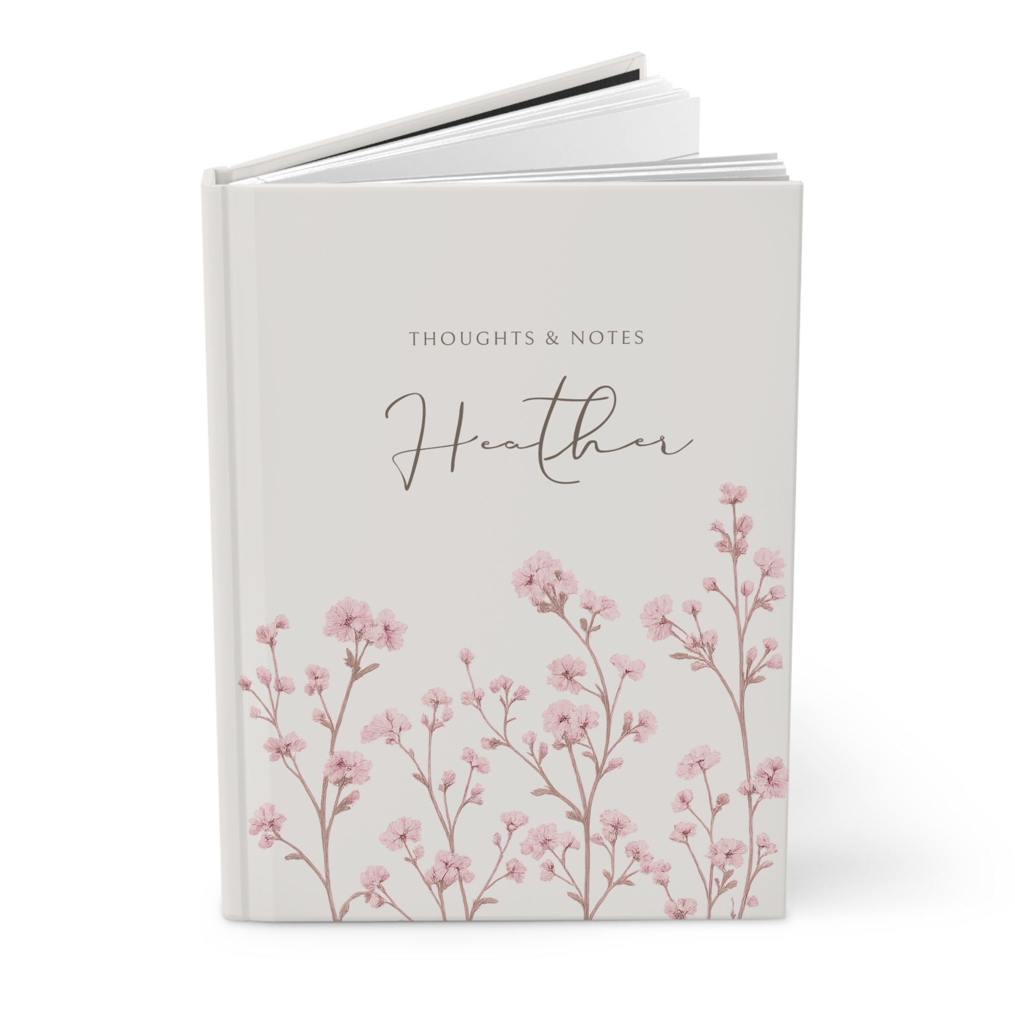 Personalized Floral Journal – Thoughts & Notes