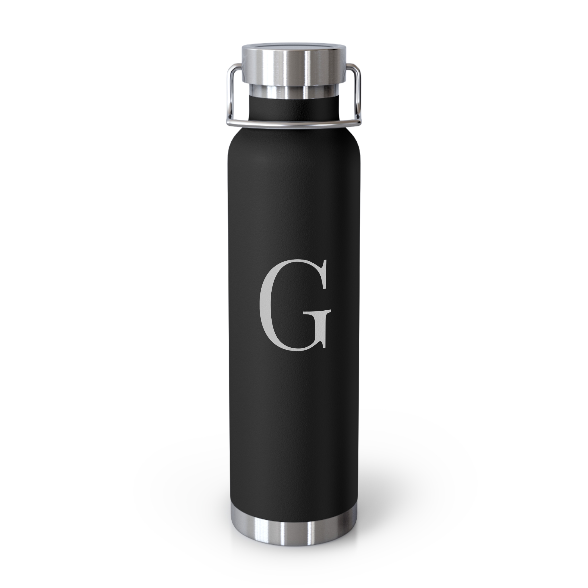 Personalized Copper Vacuum Insulated Bottle 22oz – The Black Signature