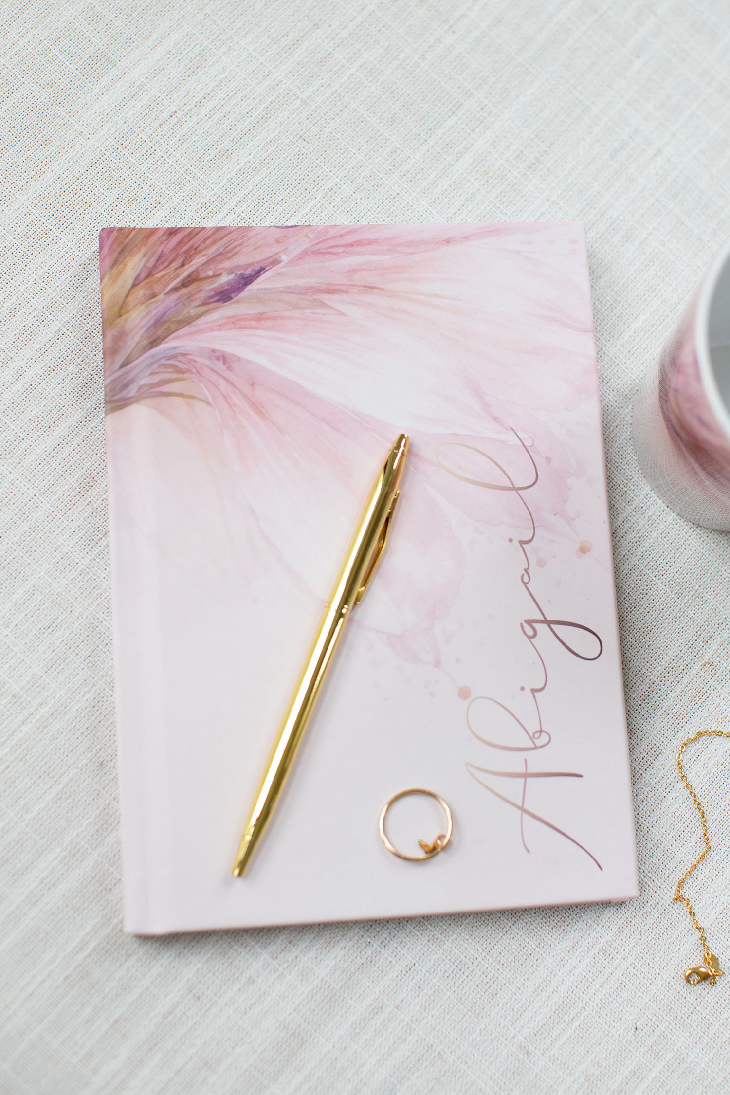 Journal, Mug & Tote Set – Blush Botanical
