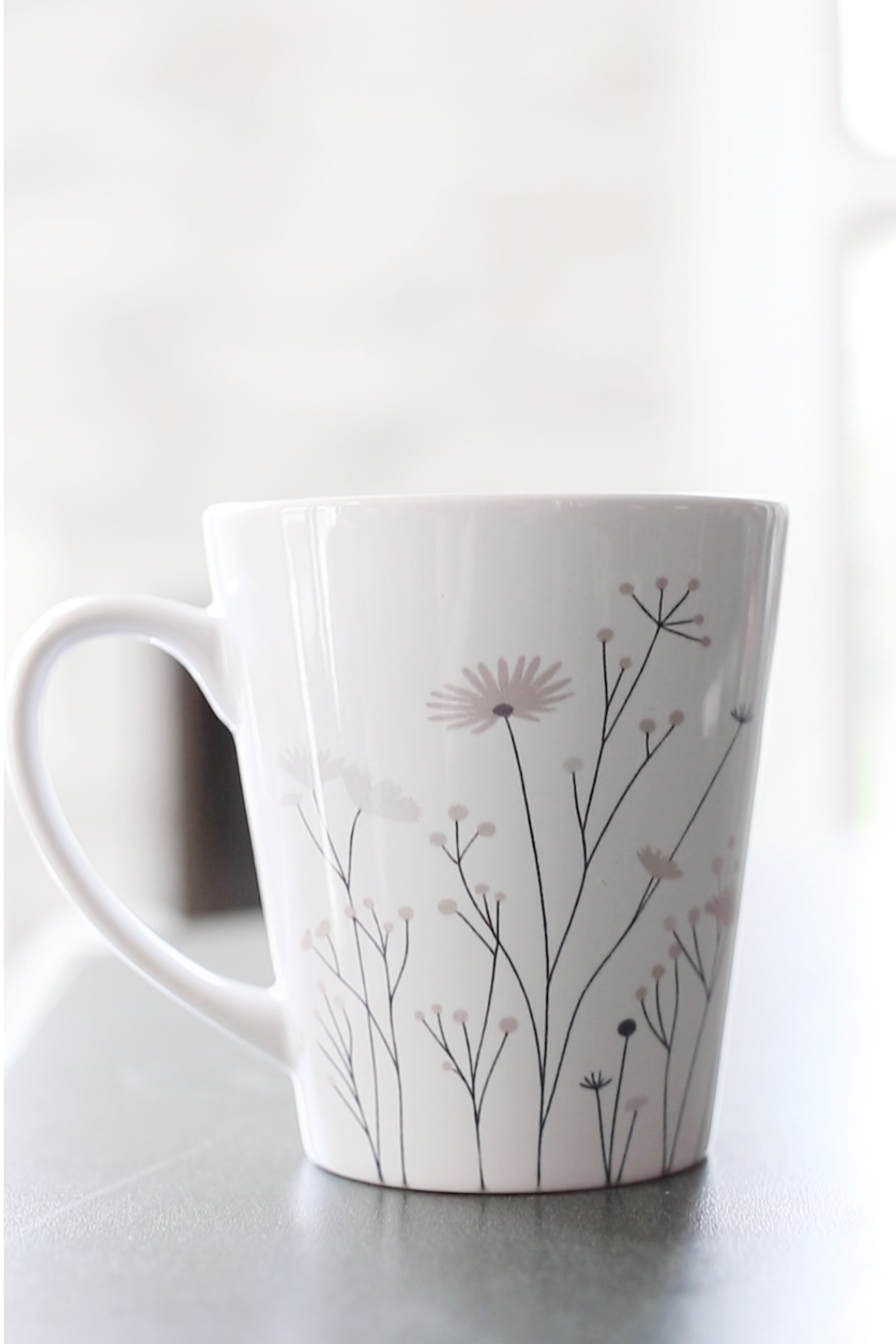Floral Latte Mug – Earth Wildflower