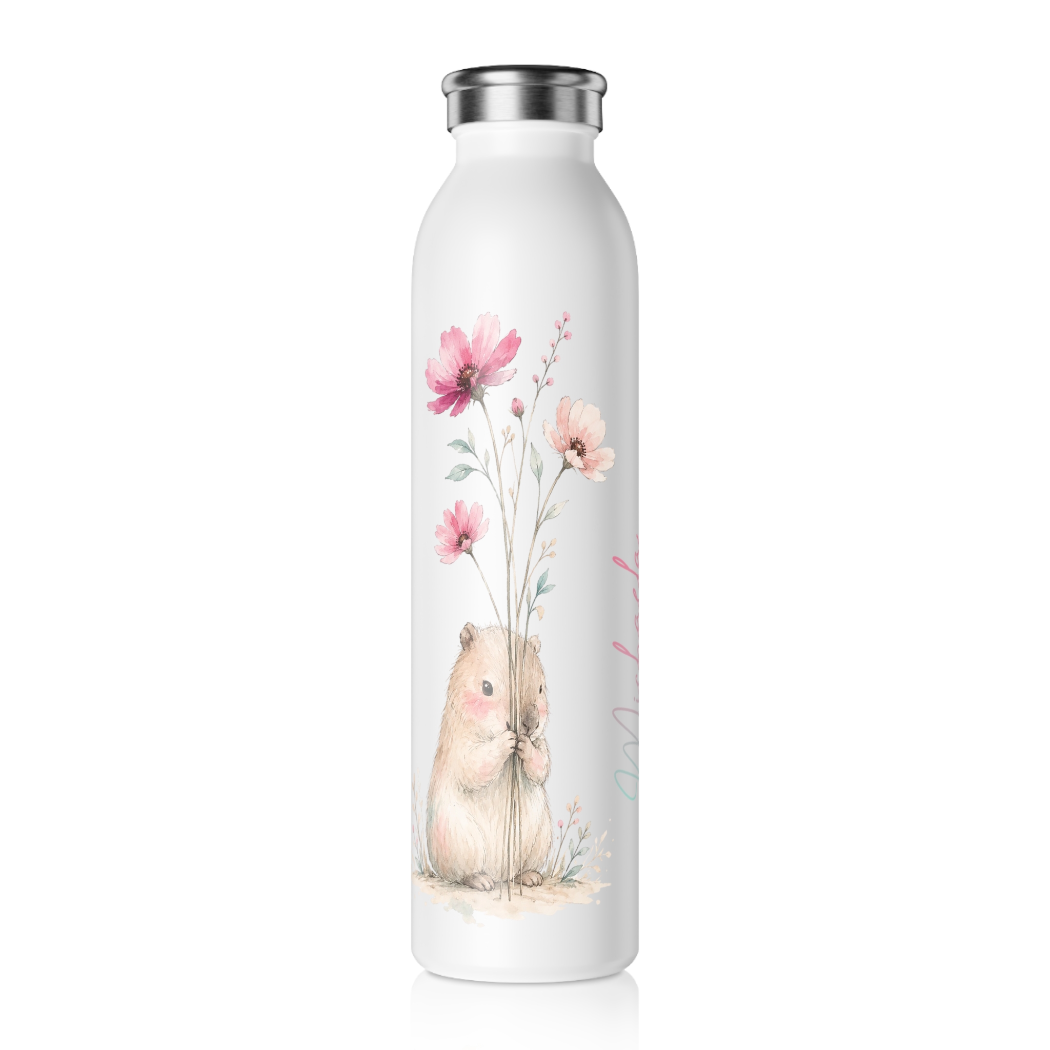 Capybara Water Bottle & Lunch Tote Set – Capybara Blossom