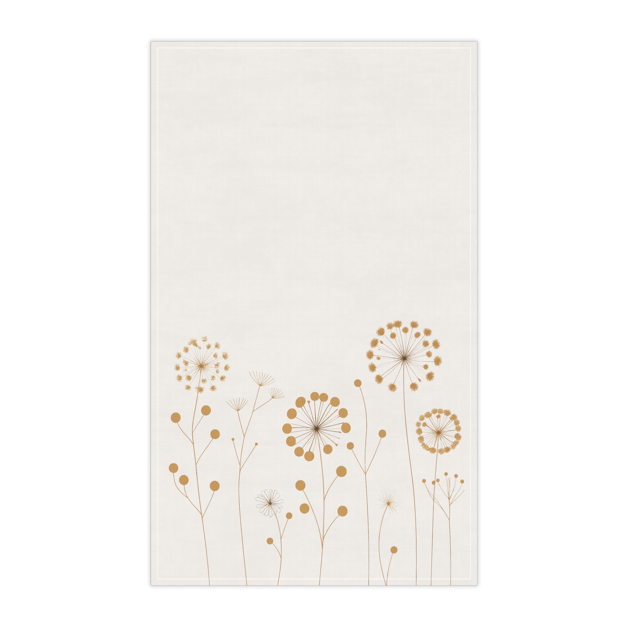 Wildflower Kitchen Tea Towel – Dandelion Light