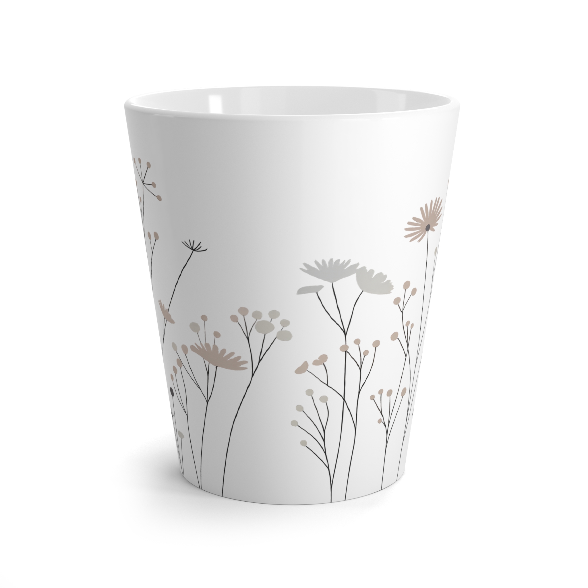 Floral Latte Mug – Earth Wildflower