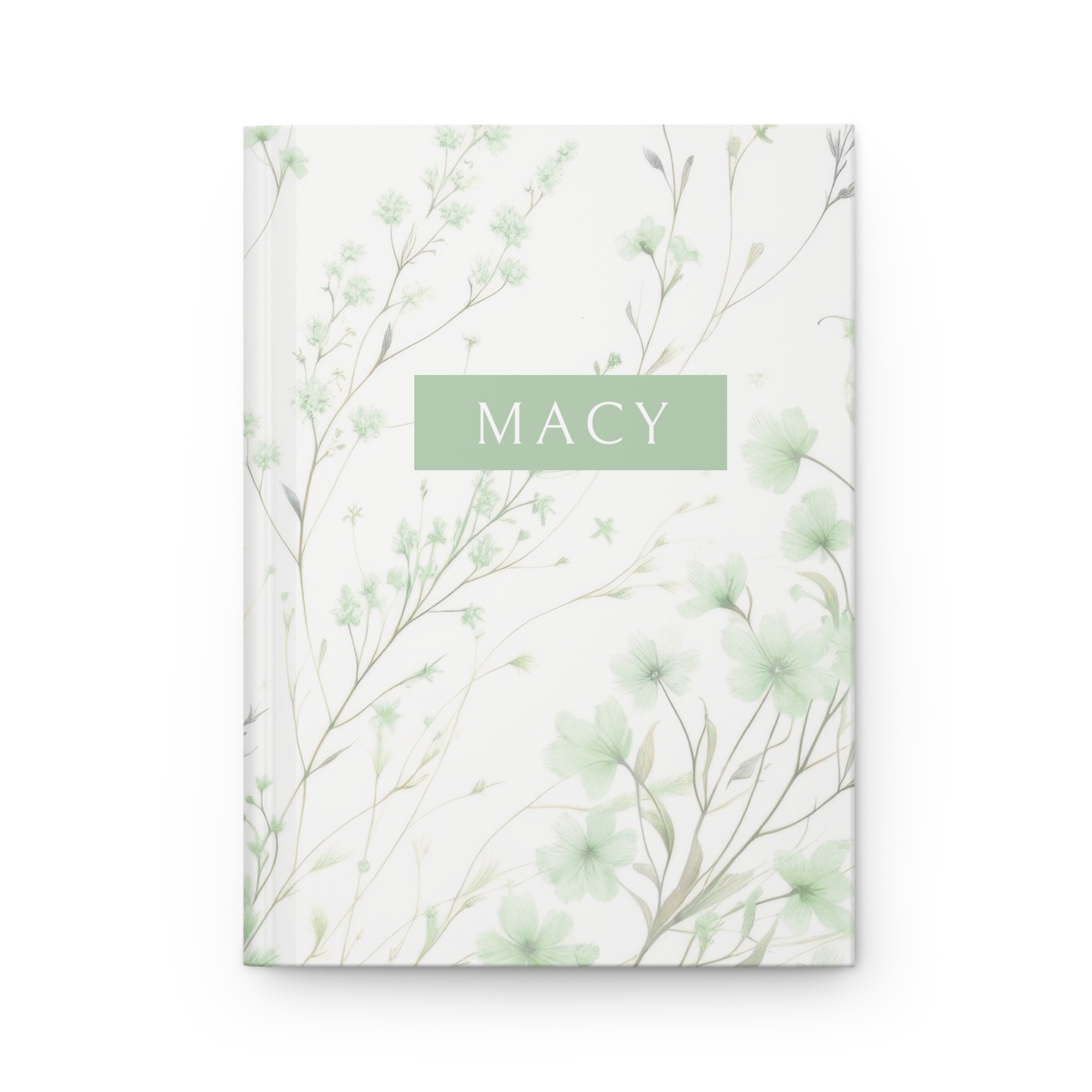 Meadow Mist Personalized Hardcover Journal
