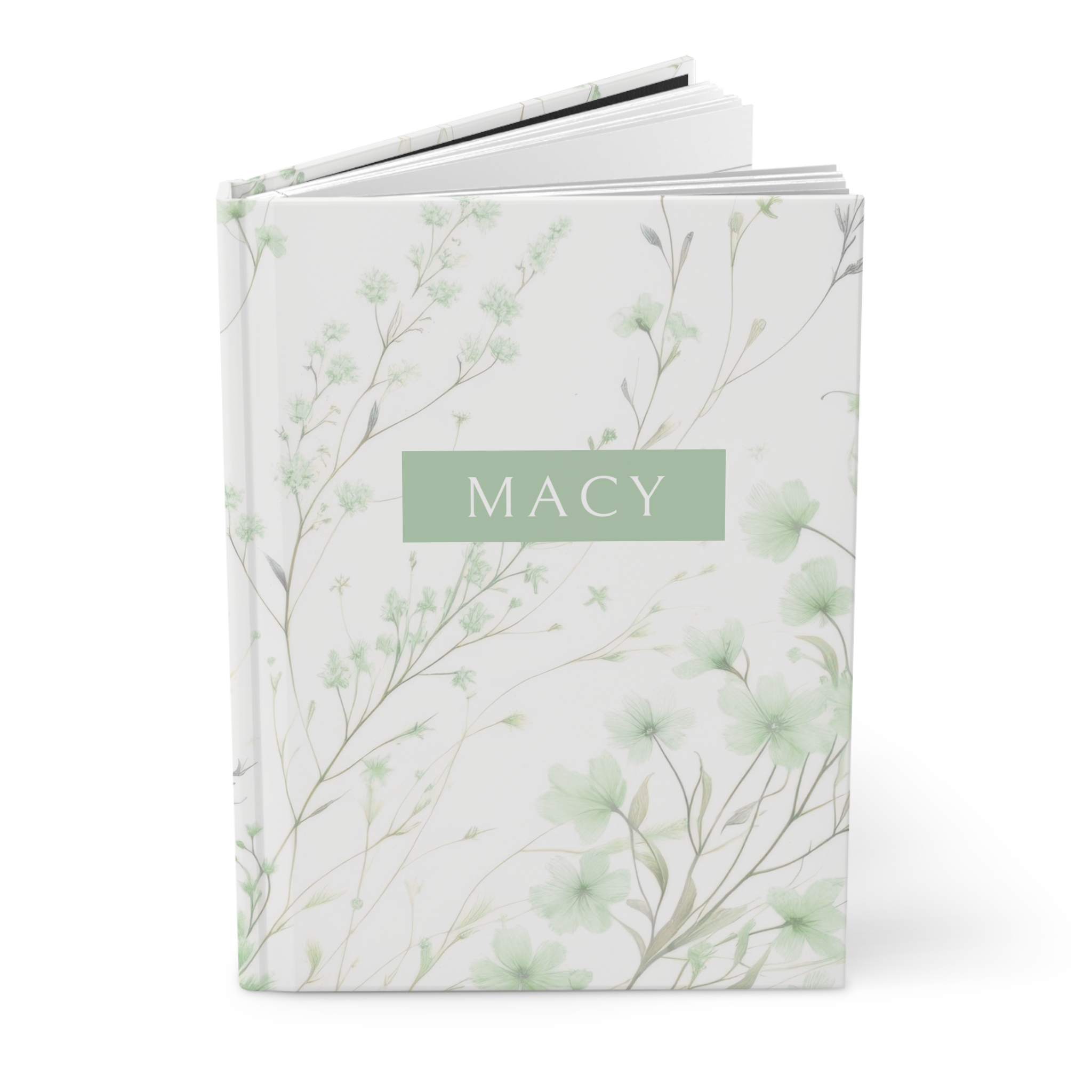 Meadow Mist Personalized Hardcover Journal