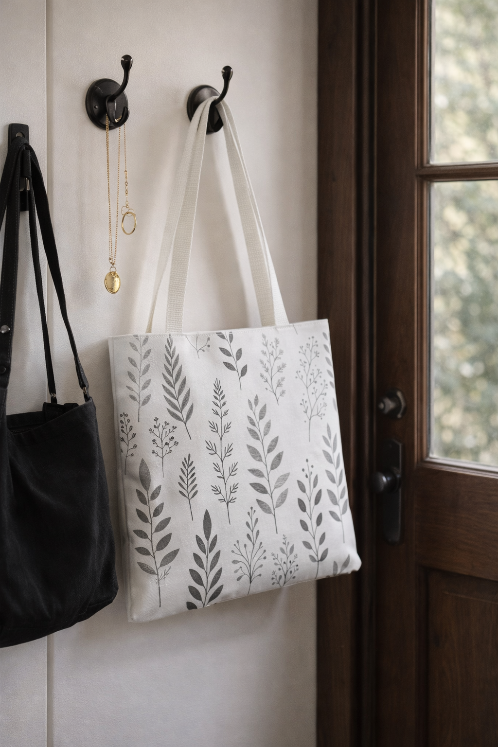 Botanical Tote Bag – Forest Path