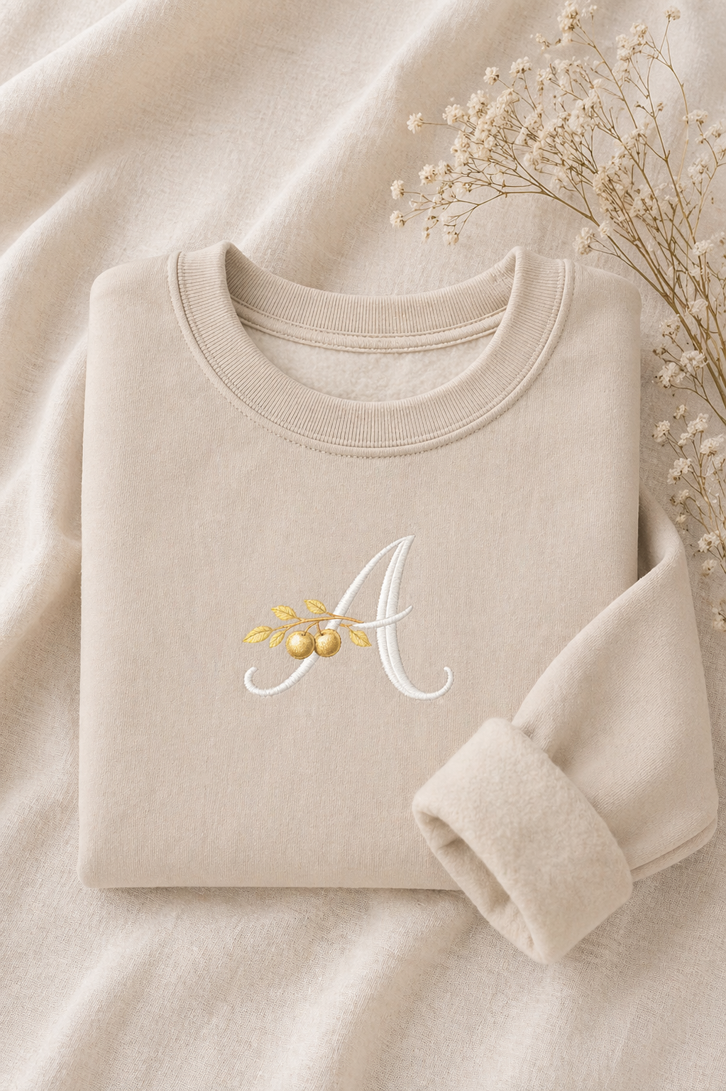 Personalized Embroidered Monogram Teacher Appreciation Sweatshirt – Gold Apple Personalized Embroidered Monogram Teacher Appreciation Sweatshirt – Gold Apple