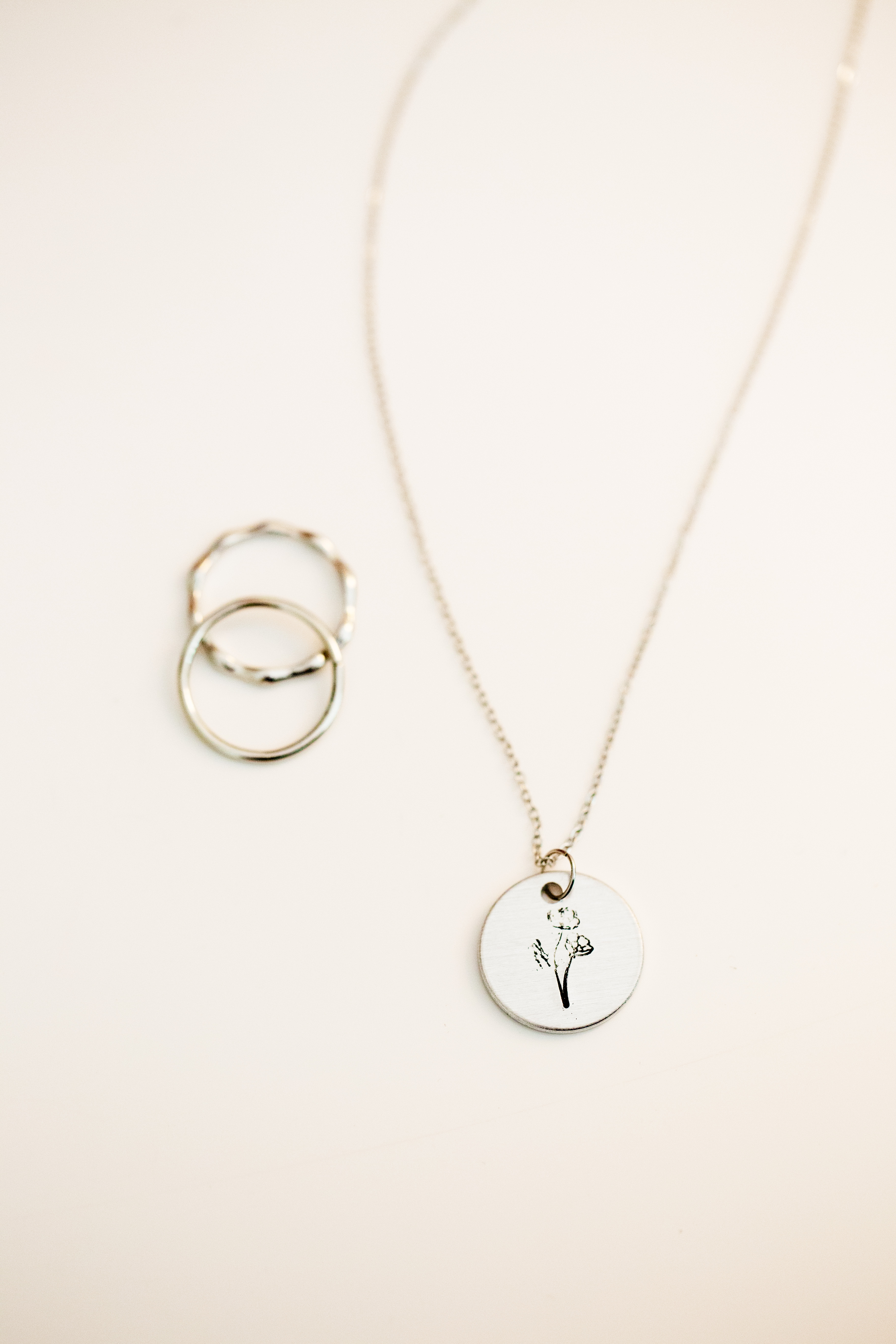 Personalized Poppy Necklace With Custom Meaning Card