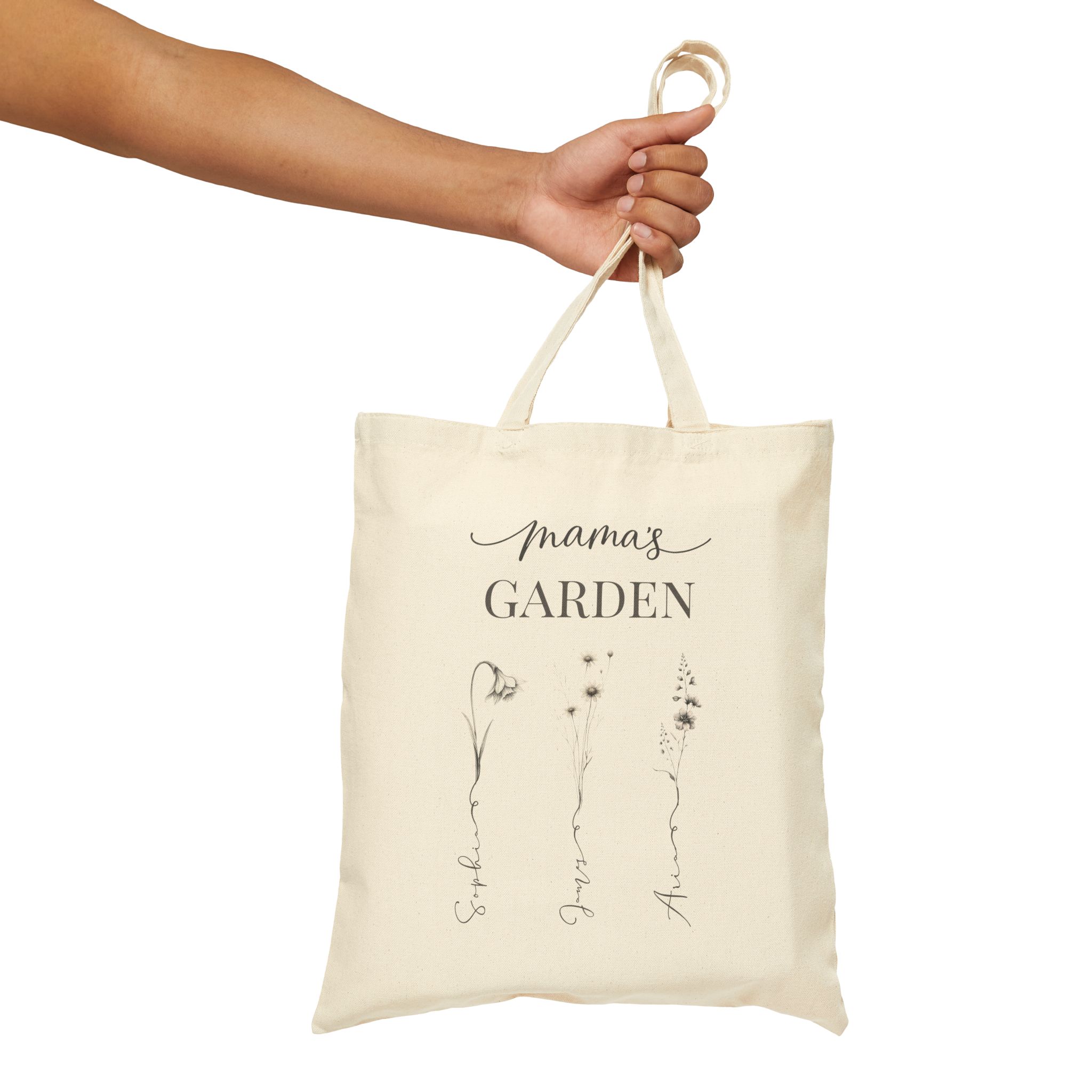 Mama’s Garden Personalized Gift Set – Candle & Tote