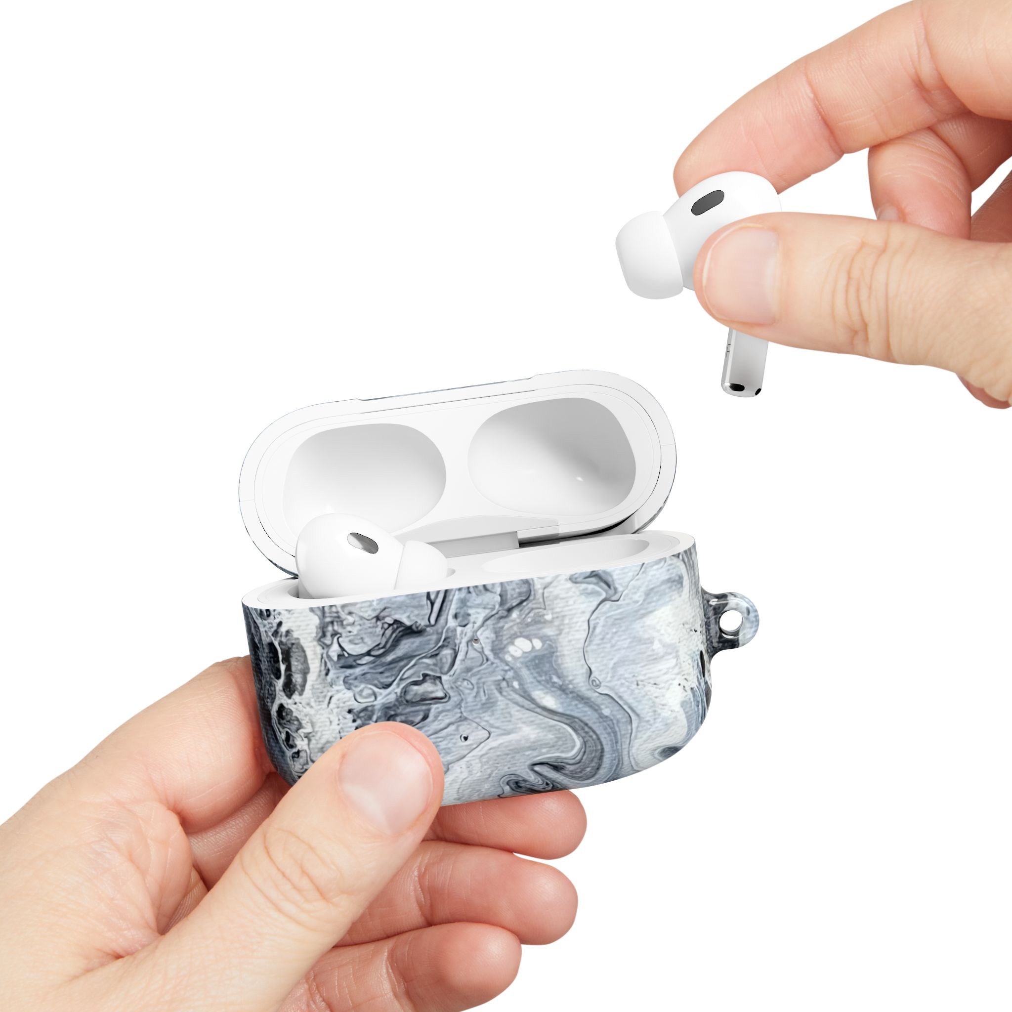 Obsidian Tide Phone Case & AirPods Case Set – Nightstand Art Collection
