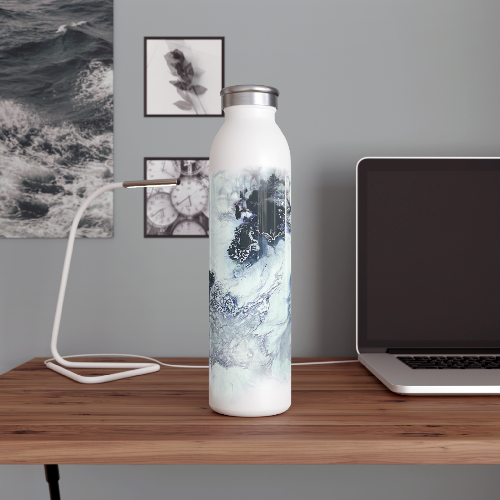 Blue Current Slim Water Bottle