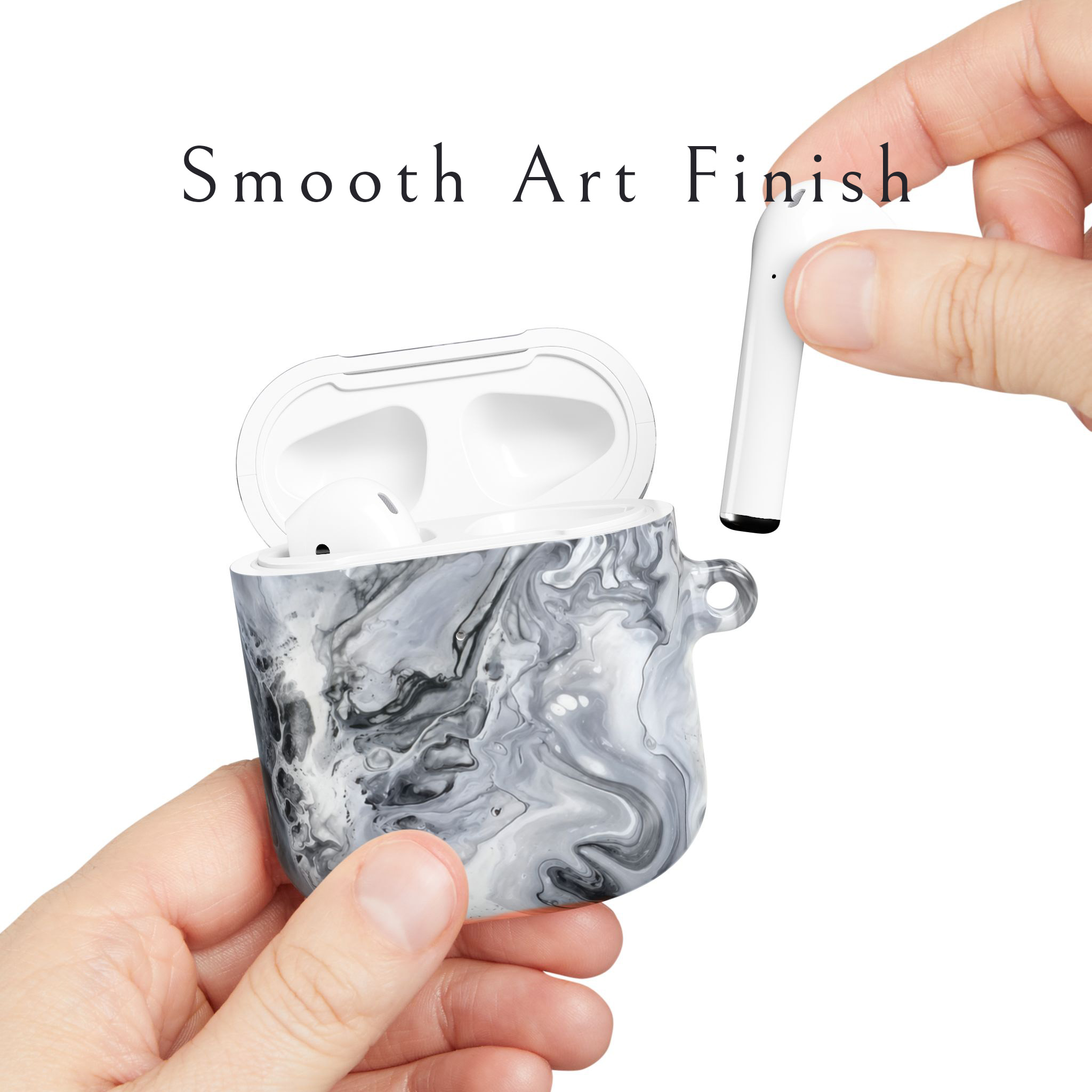 Obsidian Tide Airpods Case – Nightstand Art Collection