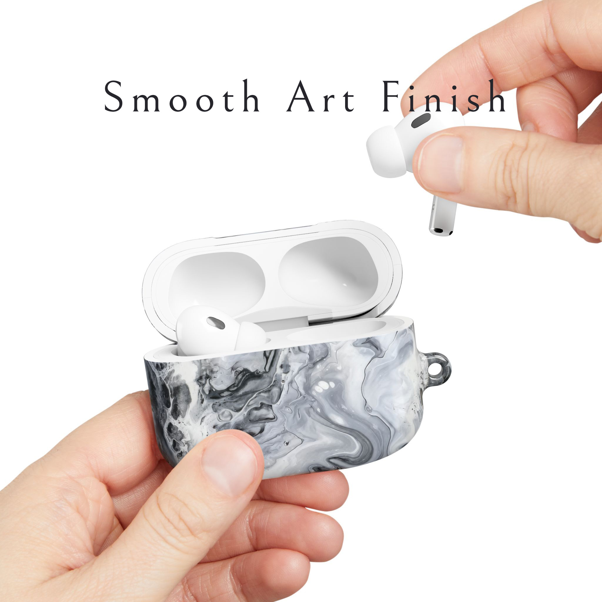 Obsidian Tide Airpods Case – Nightstand Art Collection