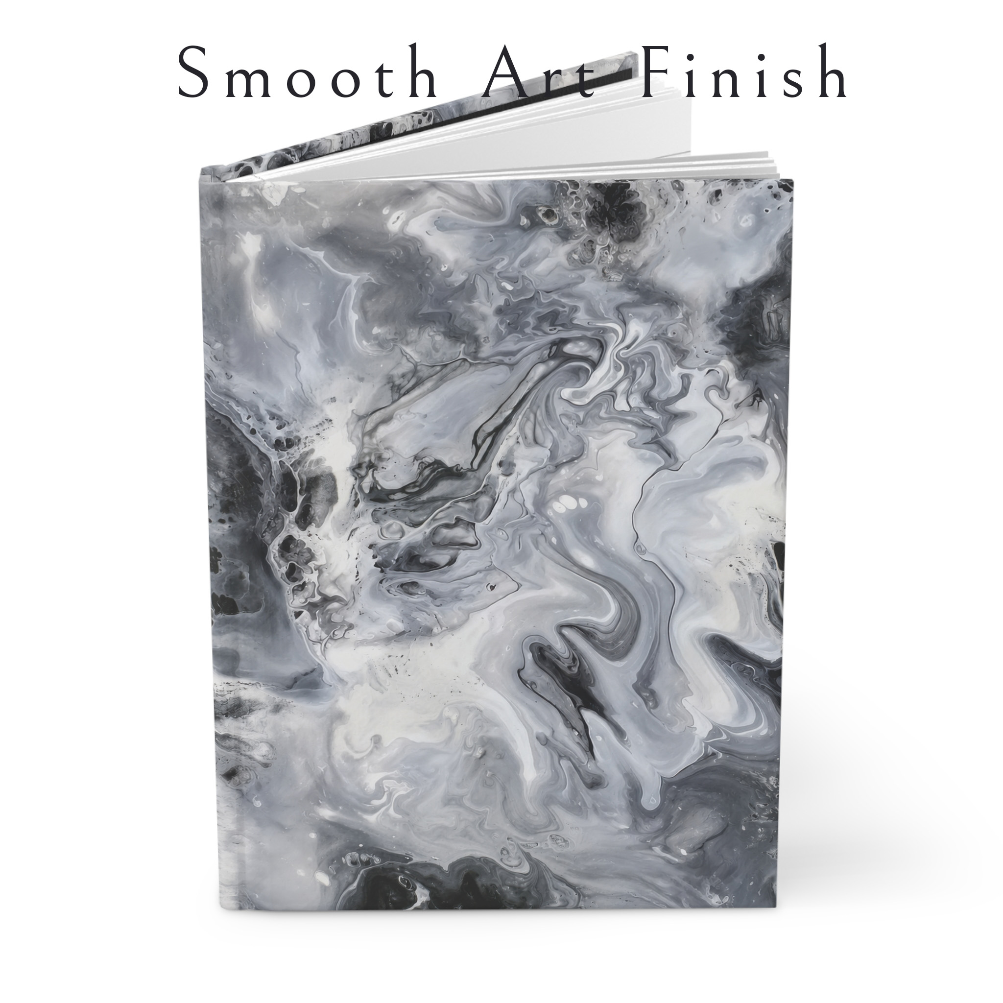 Obsidian Tide Hardcover Journal – Nightstand Art Collection