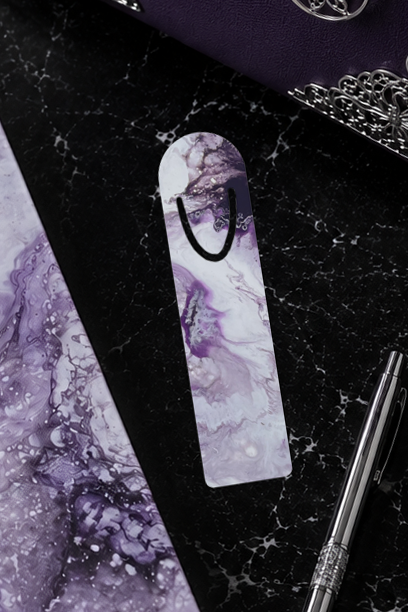 Amethyst Current Metal Bookmark – Nightstand Art Collection Amethyst Current Metal Bookmark – Nightstand Art Collection