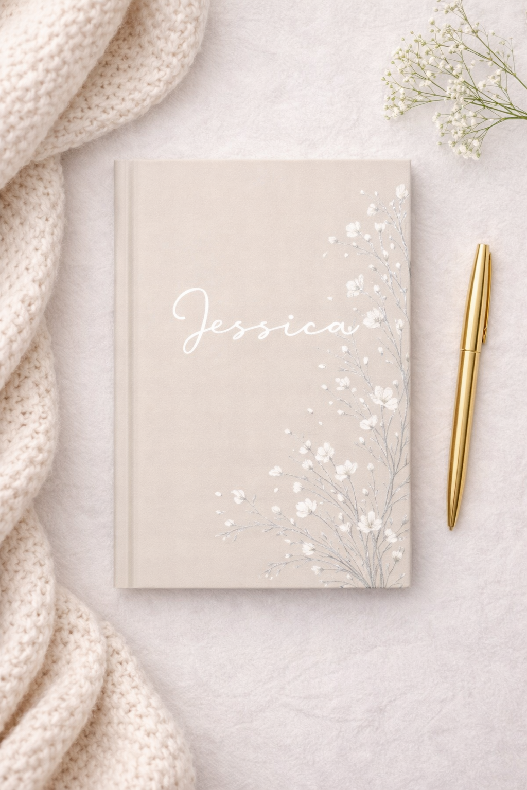 Personalized Floral Journal – Petal Drift