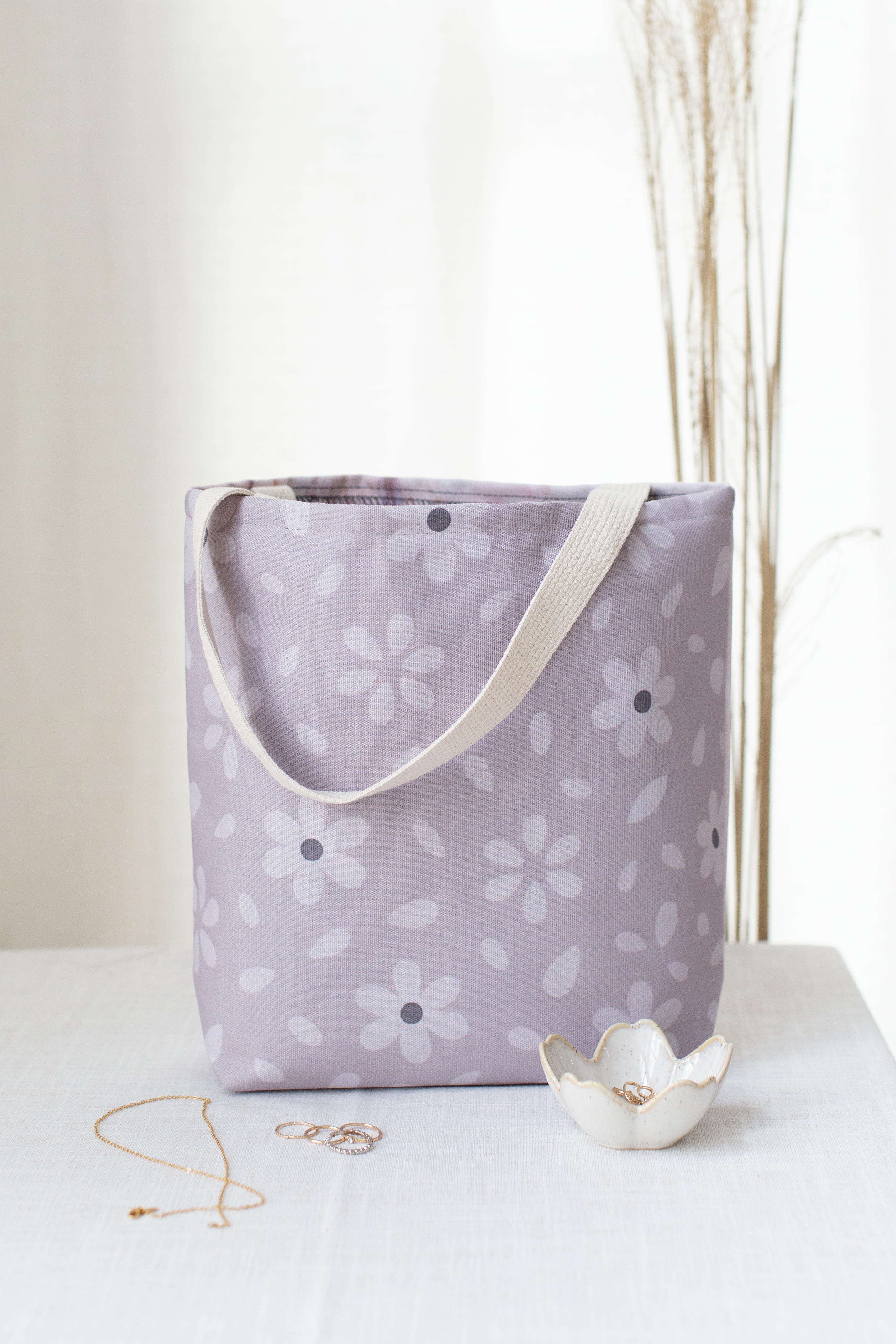 Floral Tote Bag – Petal & Linen Floral Tote Bag – Petal & Linen