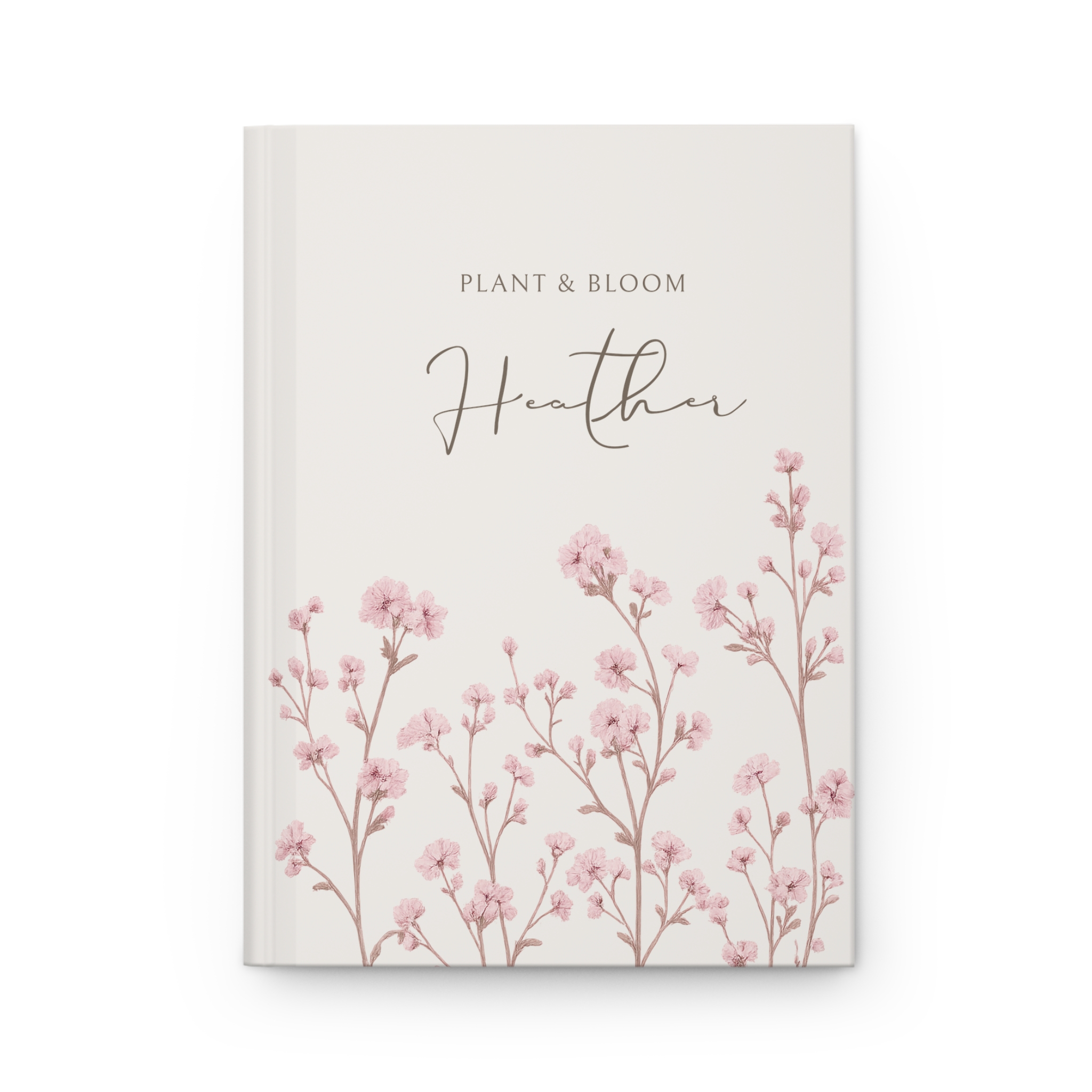 Plant & Bloom Personalized Gift Set – Floral Journal & Stainless Steel Water Bottle for Her