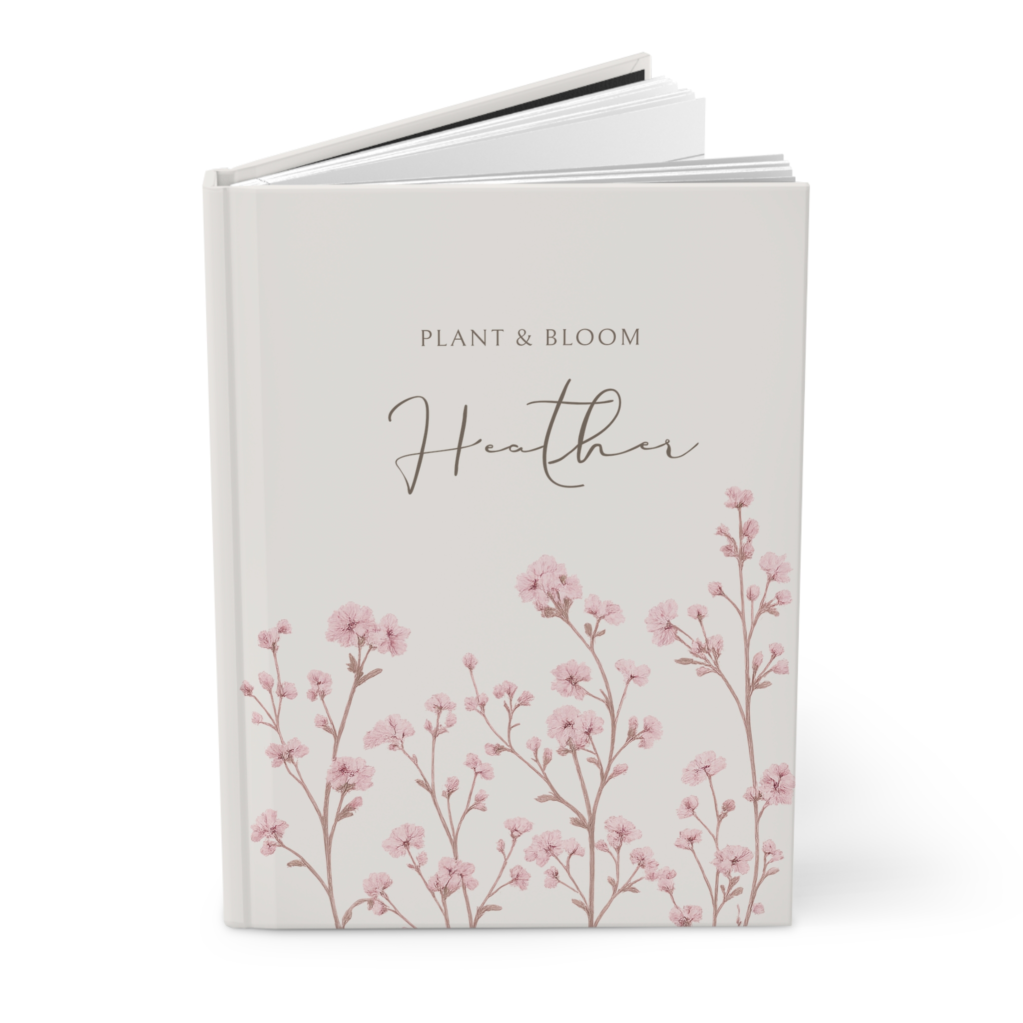 Plant & Bloom Personalized Gift Set – Floral Journal & Stainless Steel Water Bottle for Her