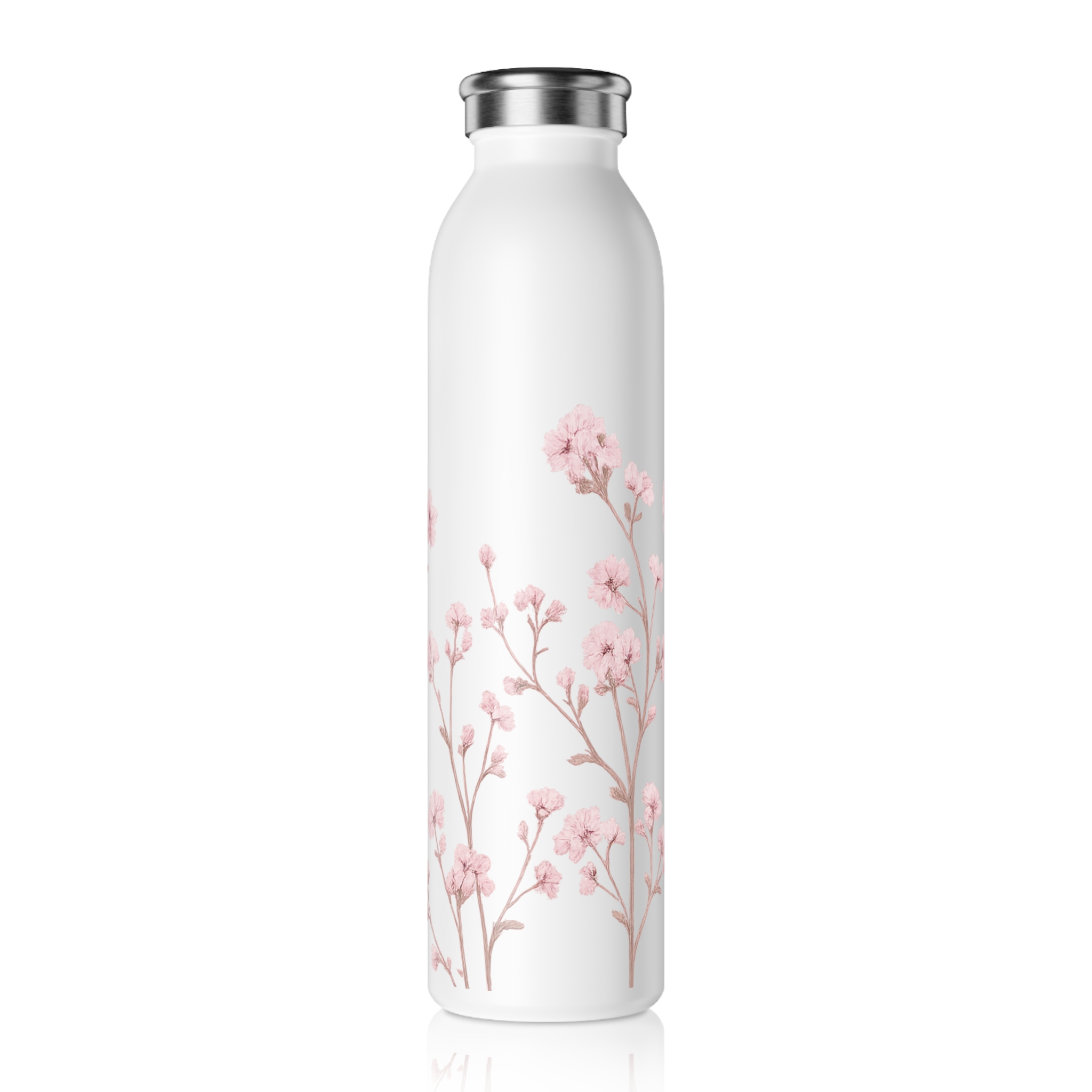 Plant & Bloom Personalized Gift Set – Floral Journal & Stainless Steel Water Bottle for Her