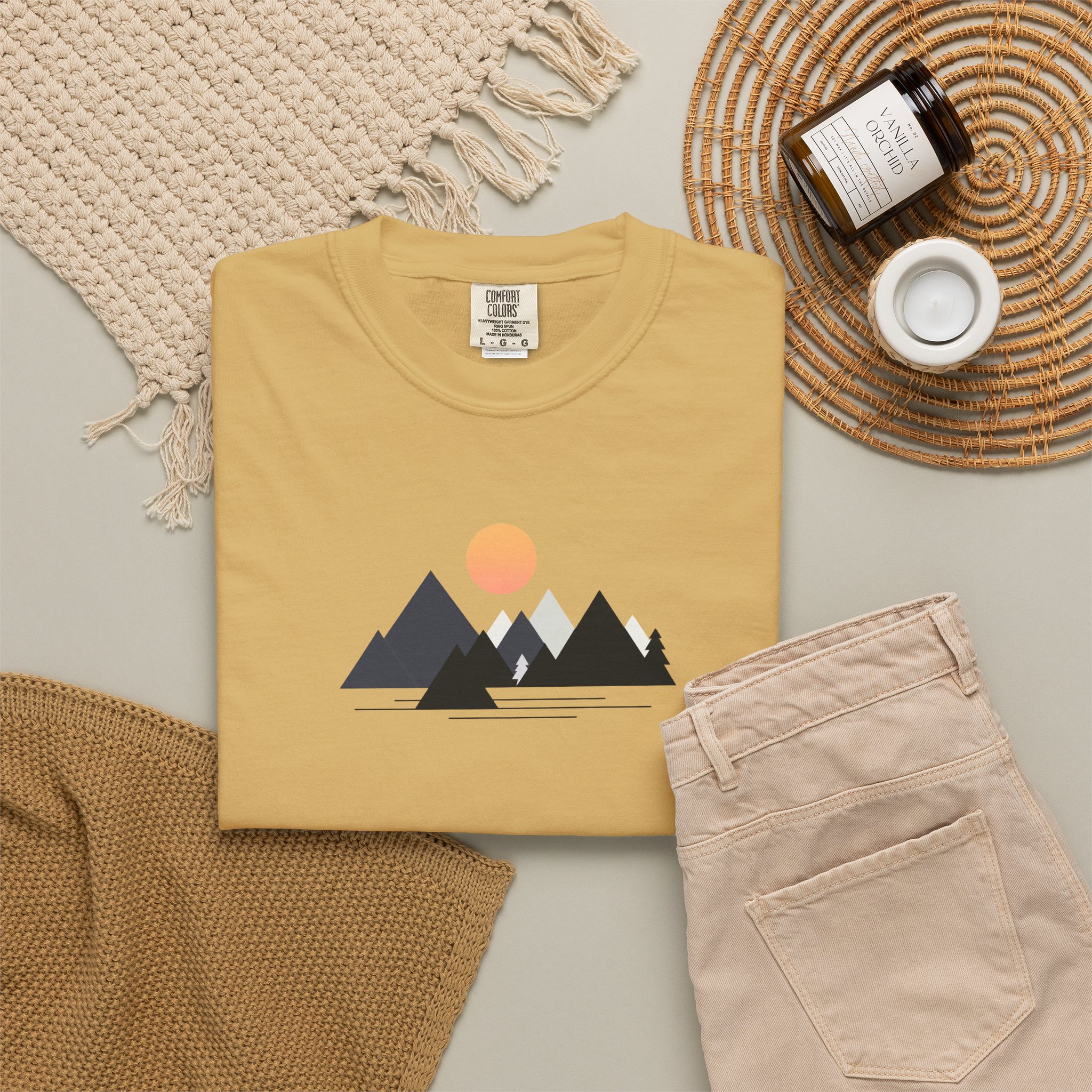 Sunlit Summit Art T-Shirt