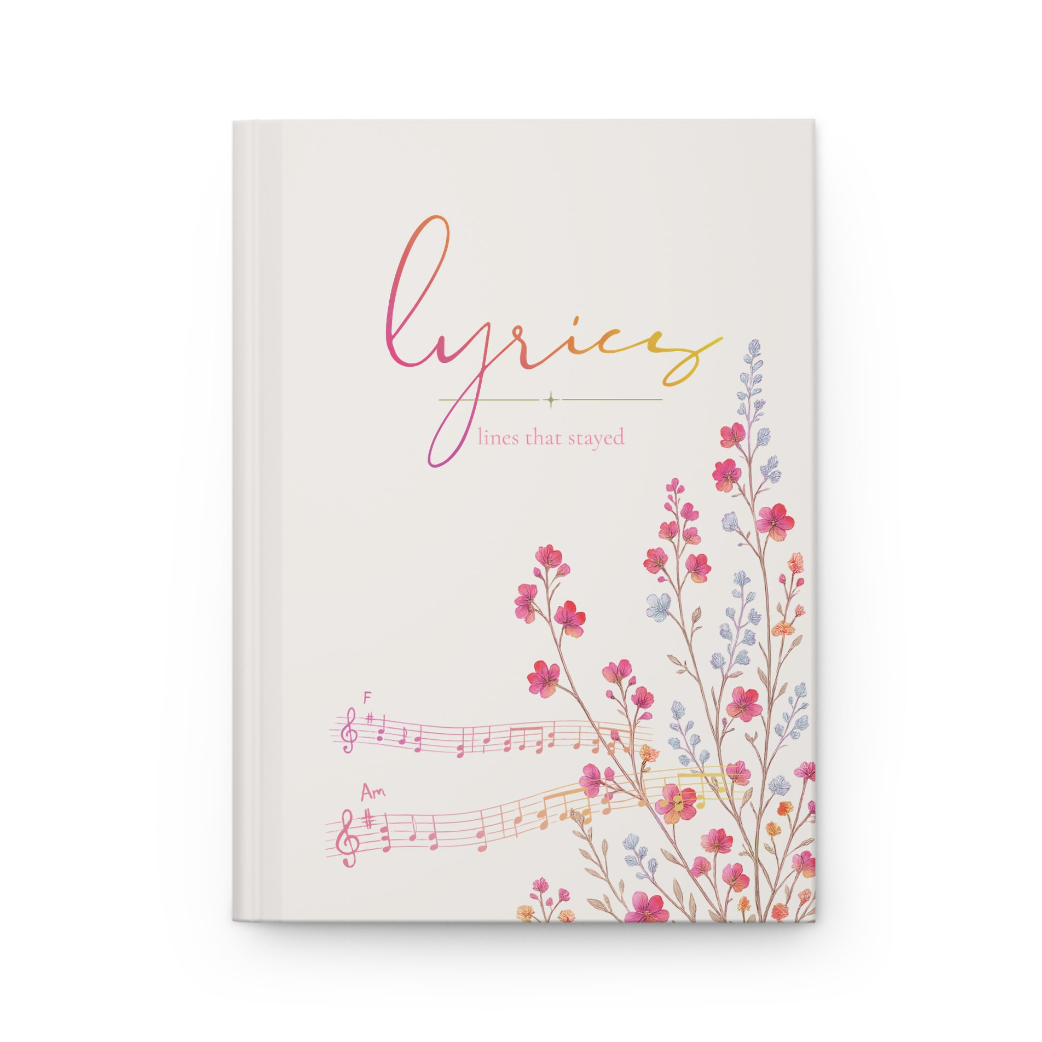 Songwriting Journal – Wildflower Confetti Songwriting Journal – Wildflower Confetti