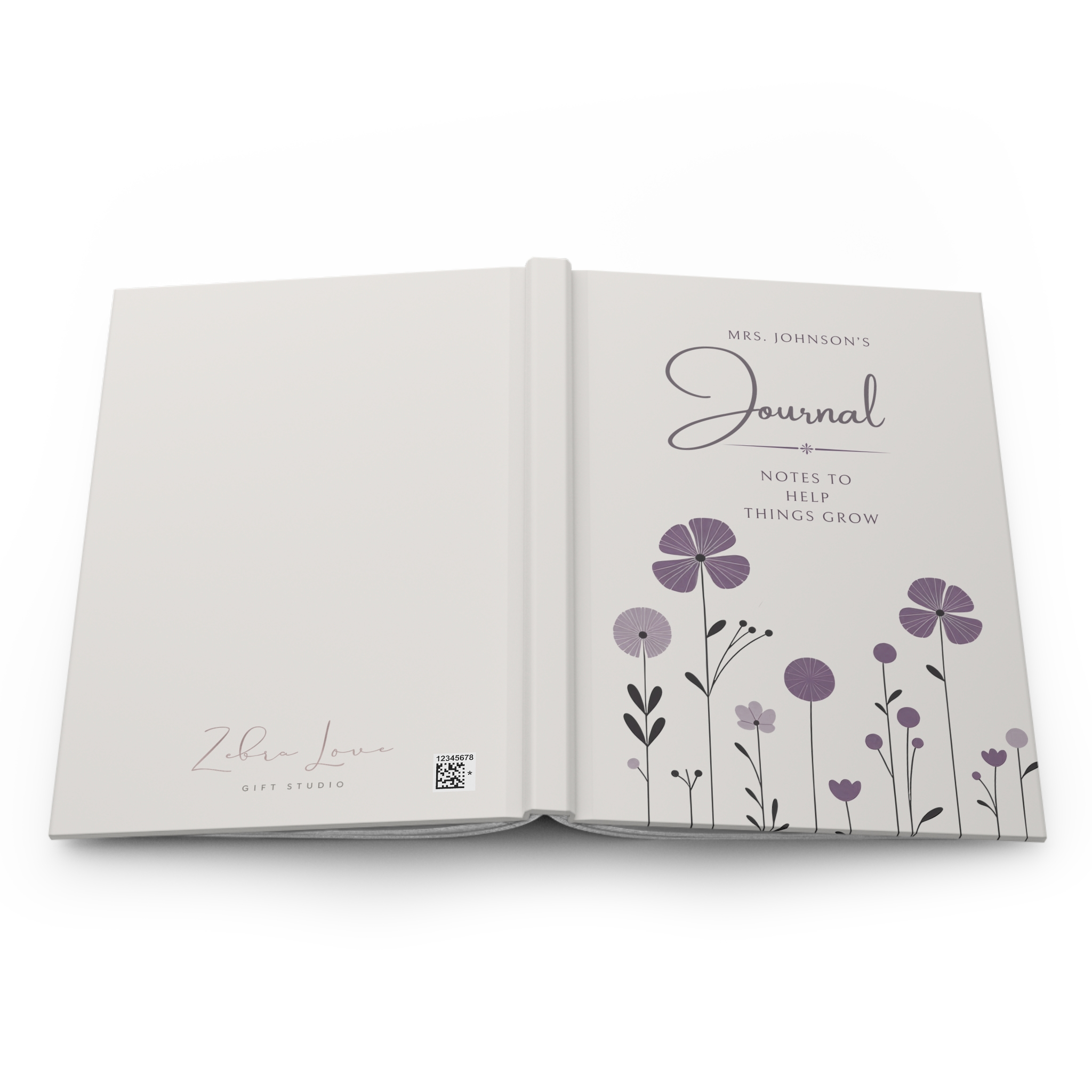 Floral Teacher Appreciation Journal – Notes to Grow