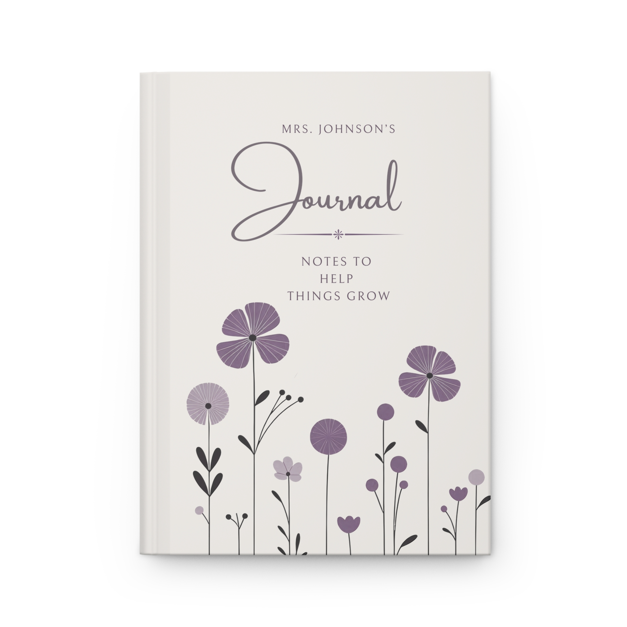 Floral Teacher Appreciation Journal – Notes to Grow