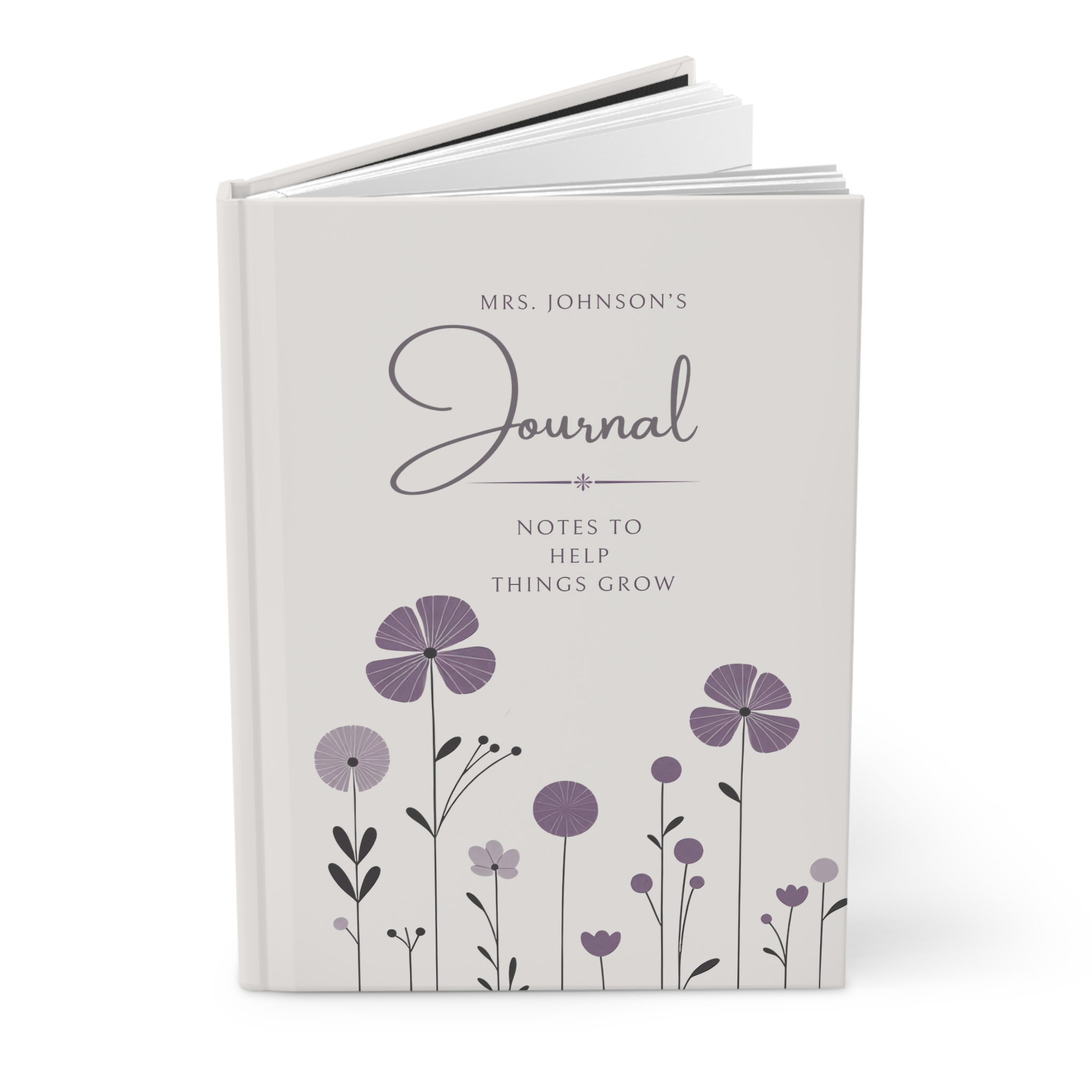 Floral Teacher Appreciation Journal – Notes to Grow