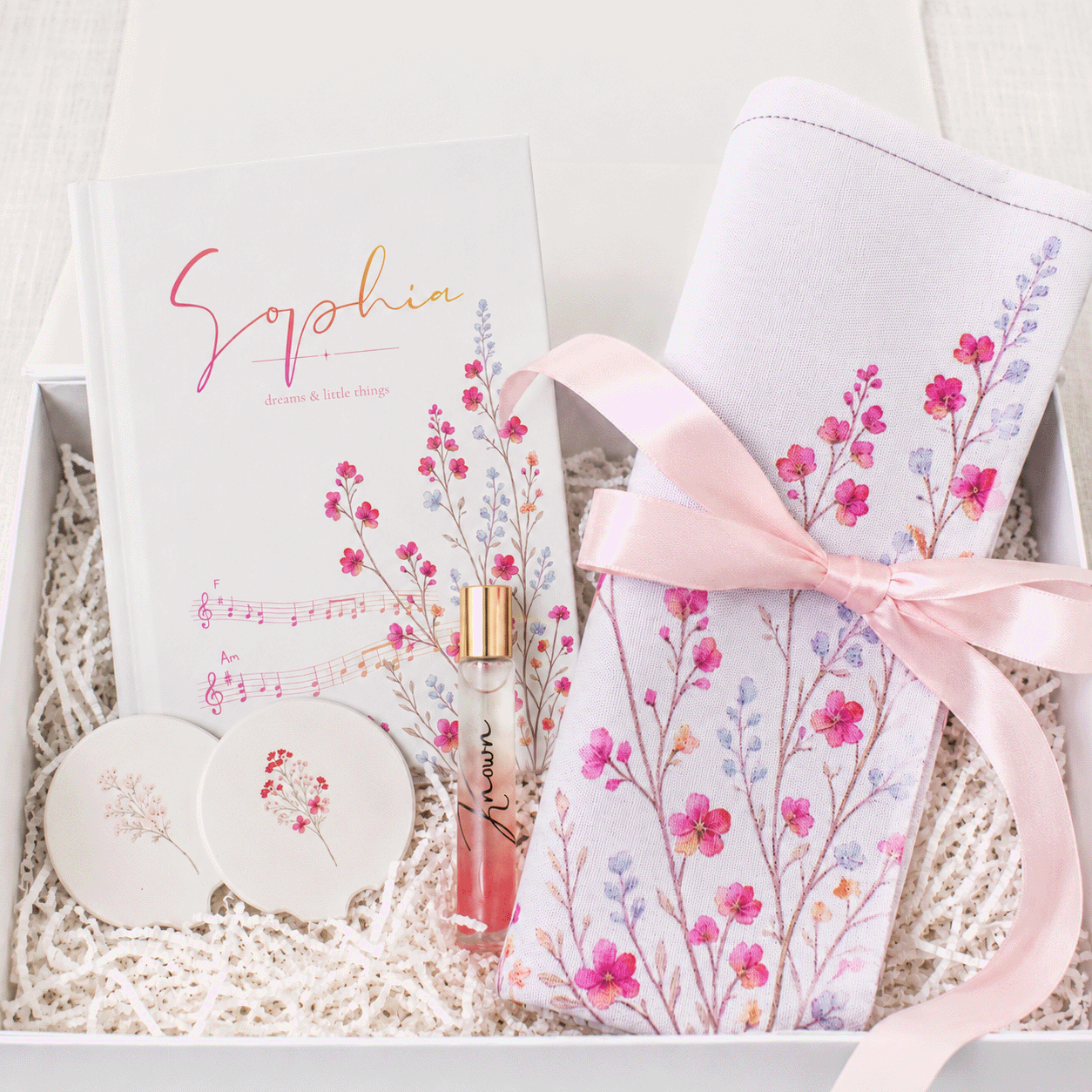 Wildflower Confetti Signature Gift Box – Personalized for Her Wildflower Confetti Signature Gift Box – Personalized for Her