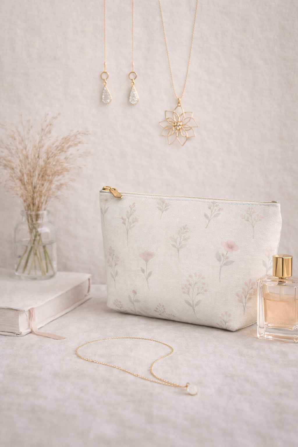 Wildflower Makeup Bag – Heirloom Cosmetic Pouch Wildflower Makeup Bag – Heirloom Cosmetic Pouch