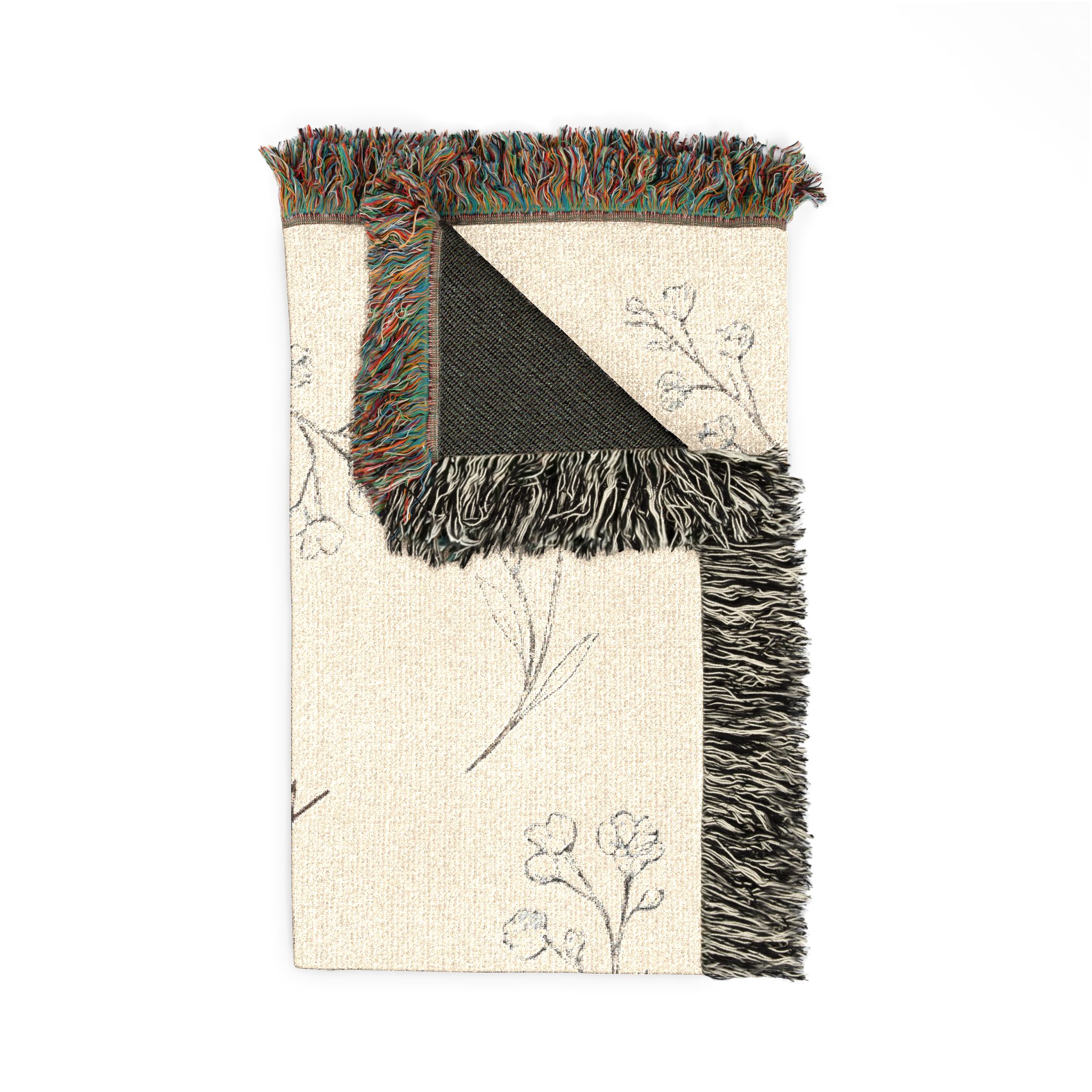 Custom Woven Cotton Throw Blanket – Wildflower Heirloom
