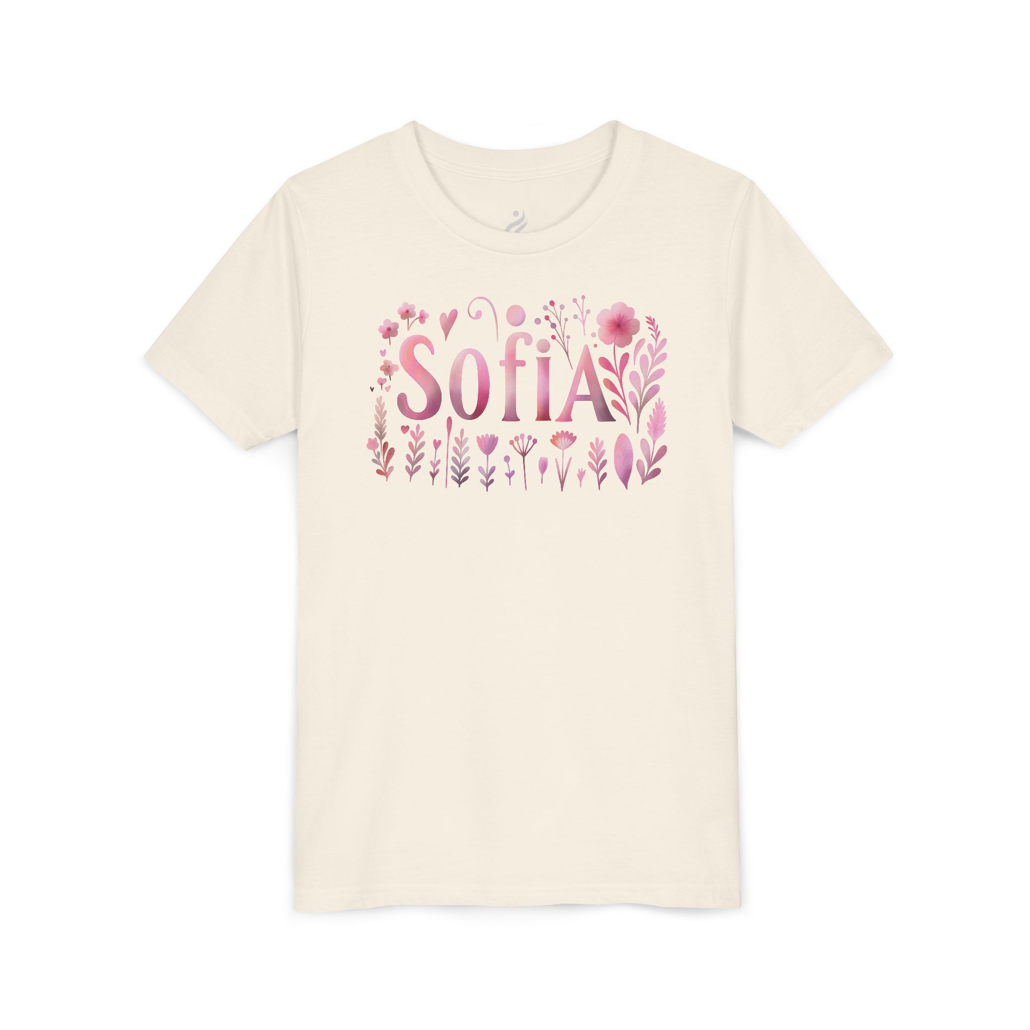 Personalized Wildflower Name Youth T-Shirt – Choose Your Style & Color