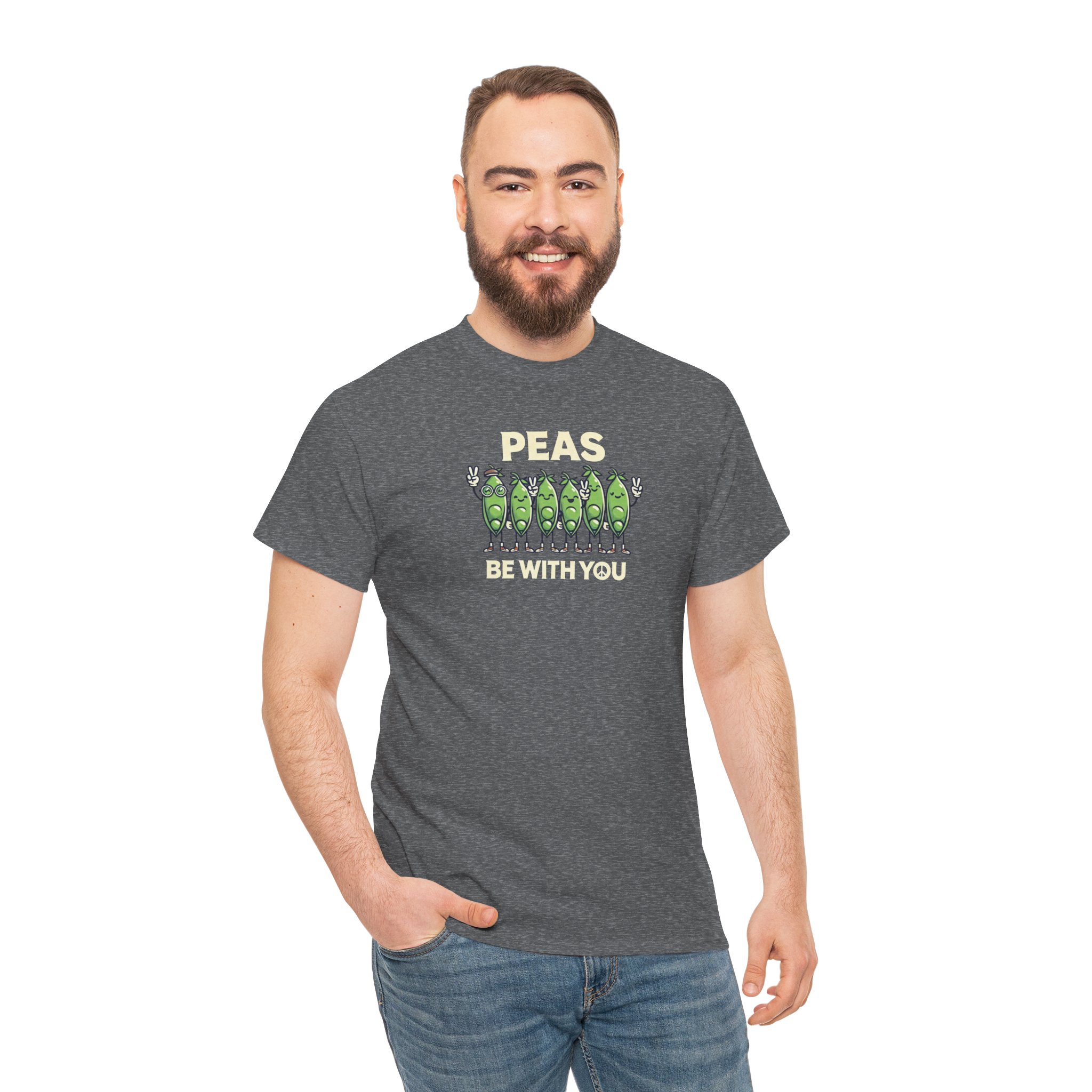 Funny Graphic T-Shirt – Peas Be With You