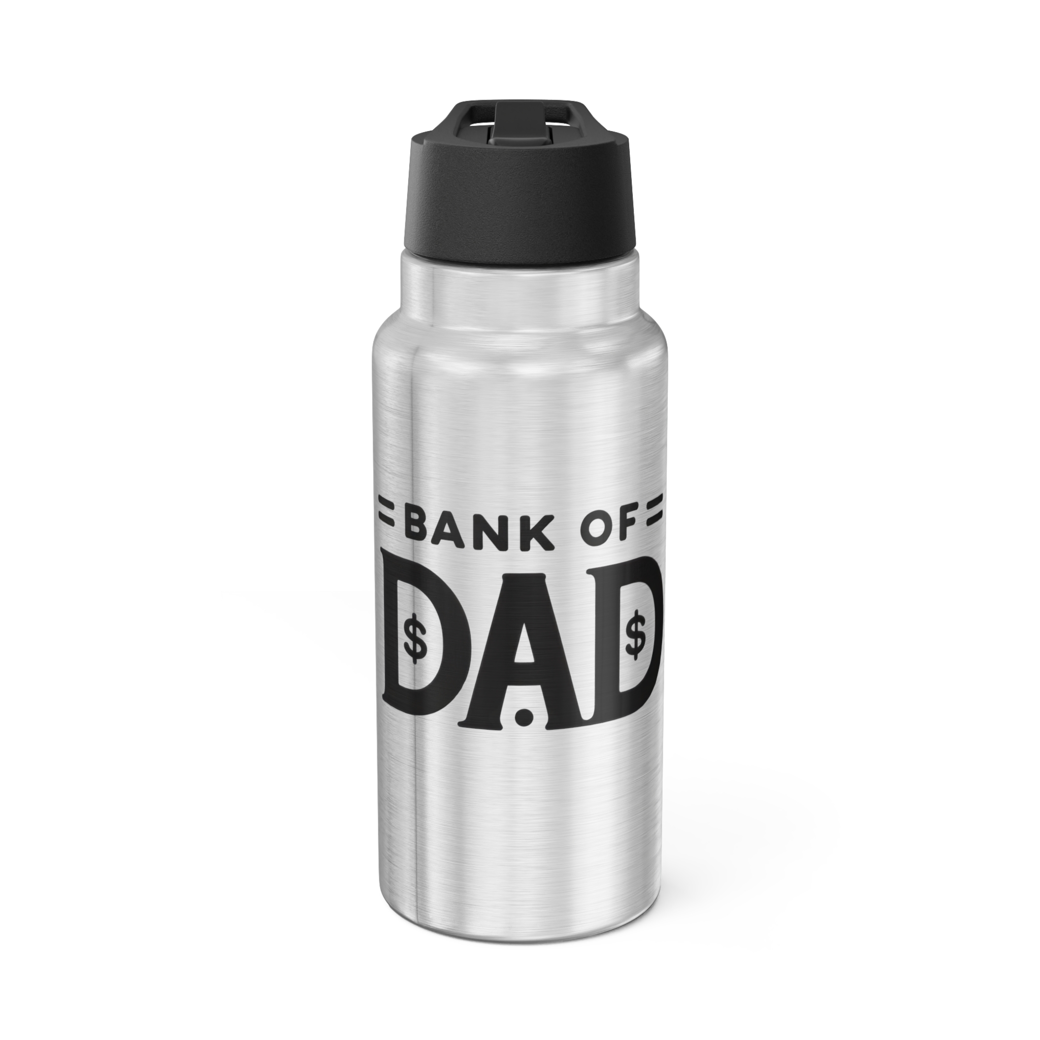 Bank of Dad Water Bottle 32oz
