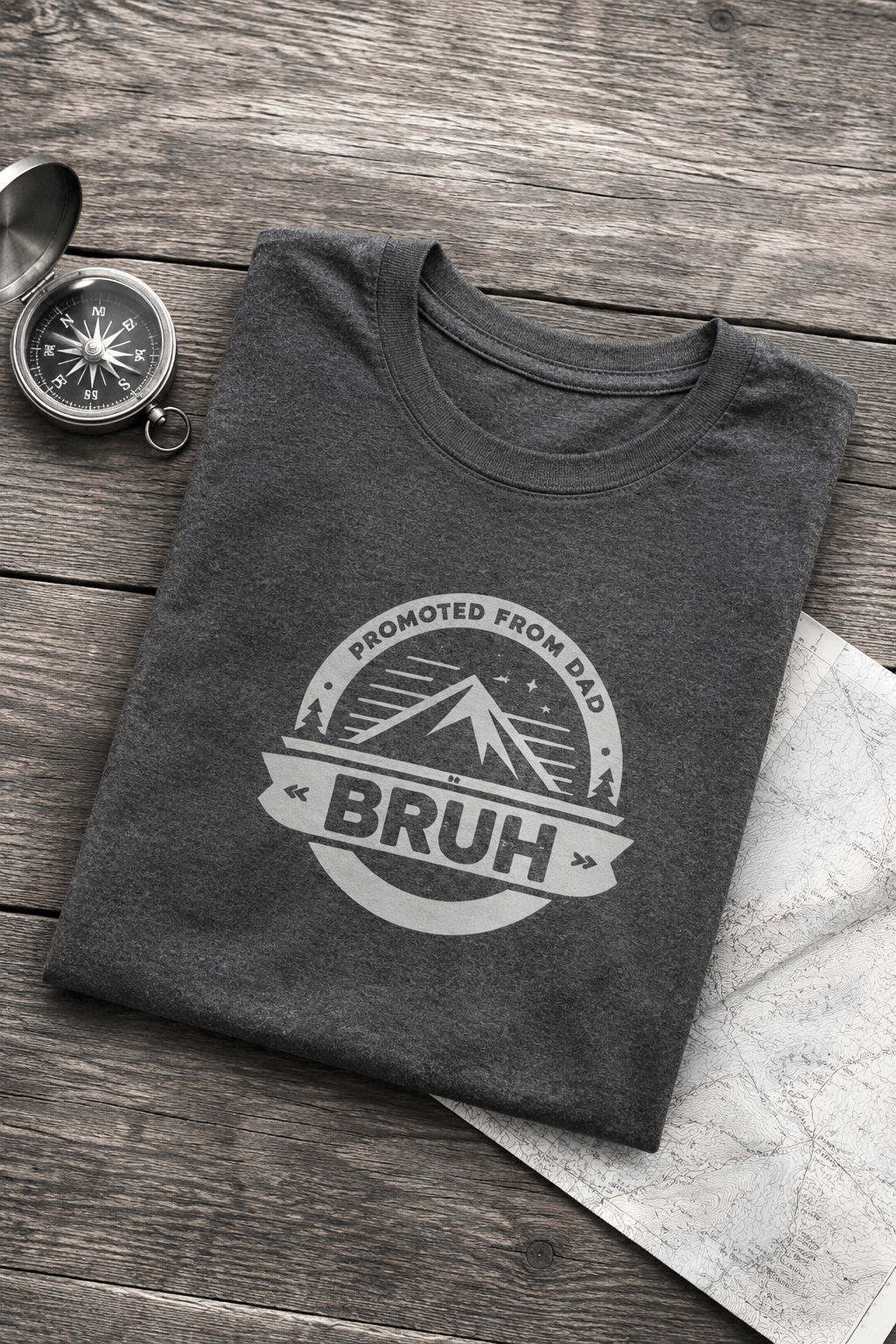 Funny Graphic Dad T-Shirt – Dad To Bruh