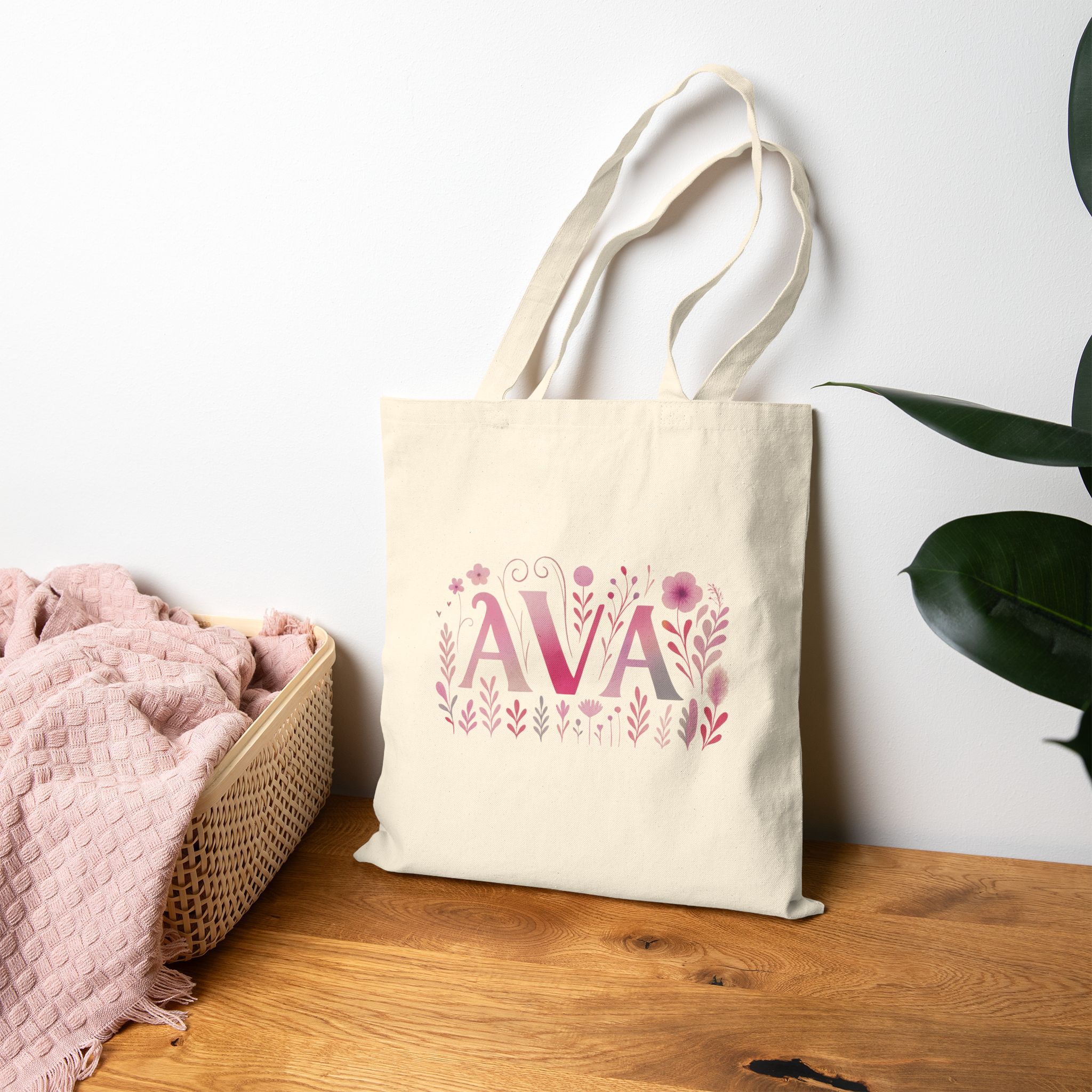 Ava Art Canvas Tote Bag