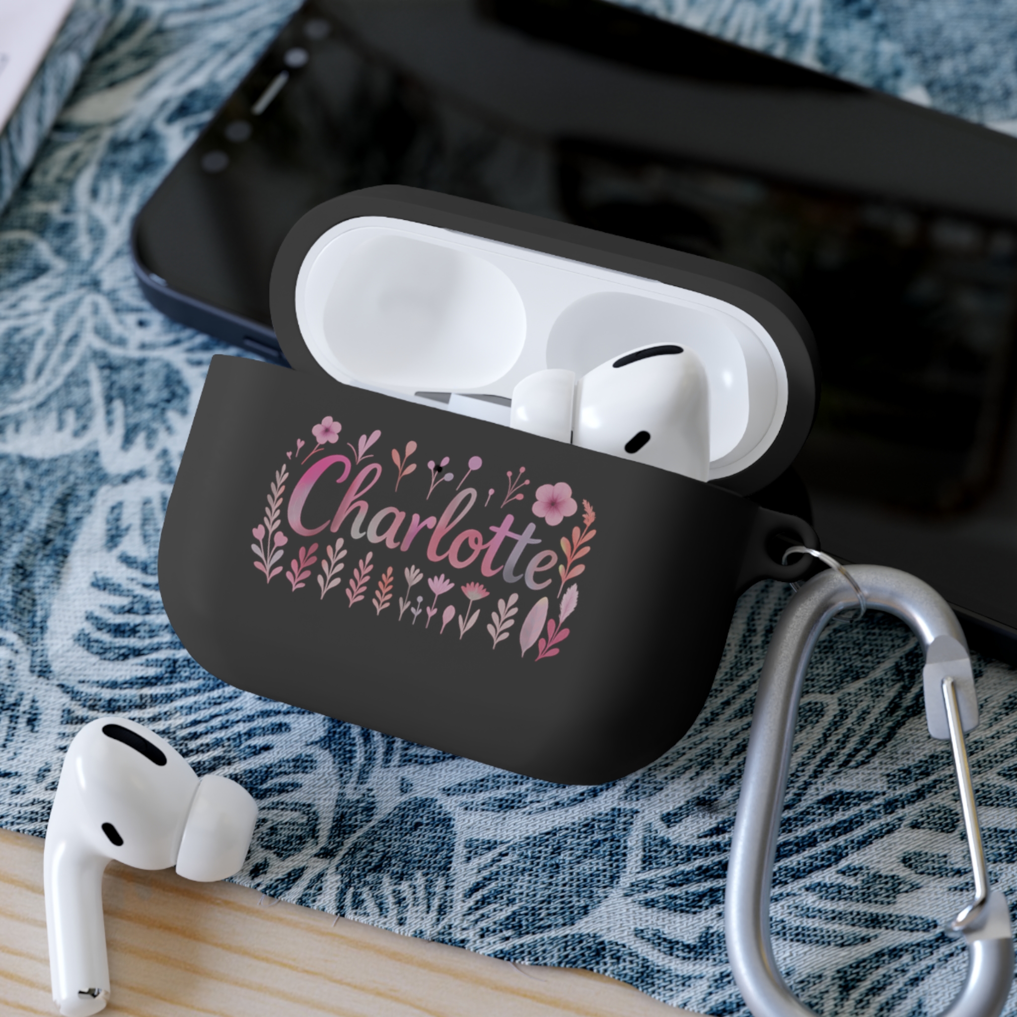 Charlotte Art Case Cover for AirPods and AirPods Pro