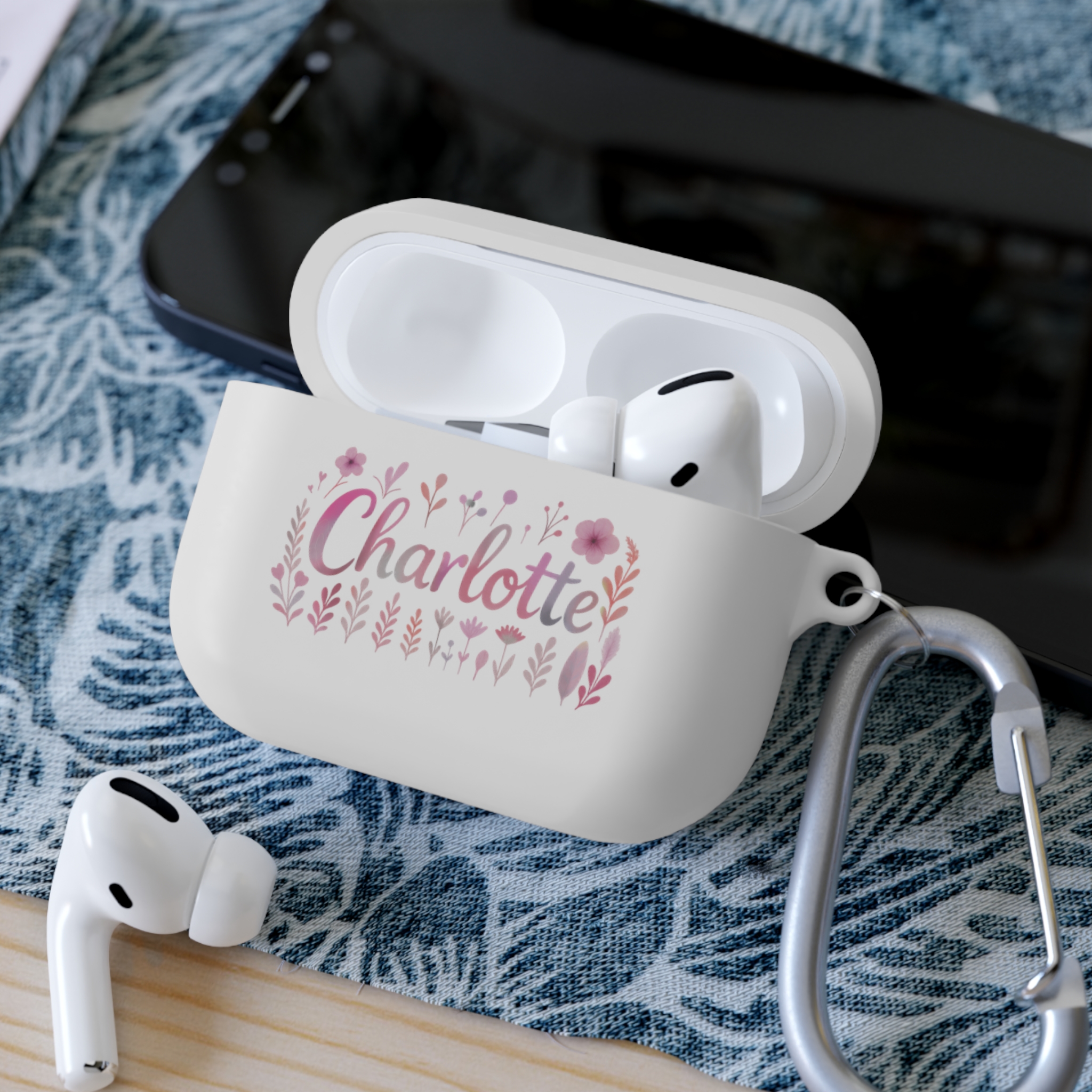 Charlotte Art Case Cover for AirPods and AirPods Pro