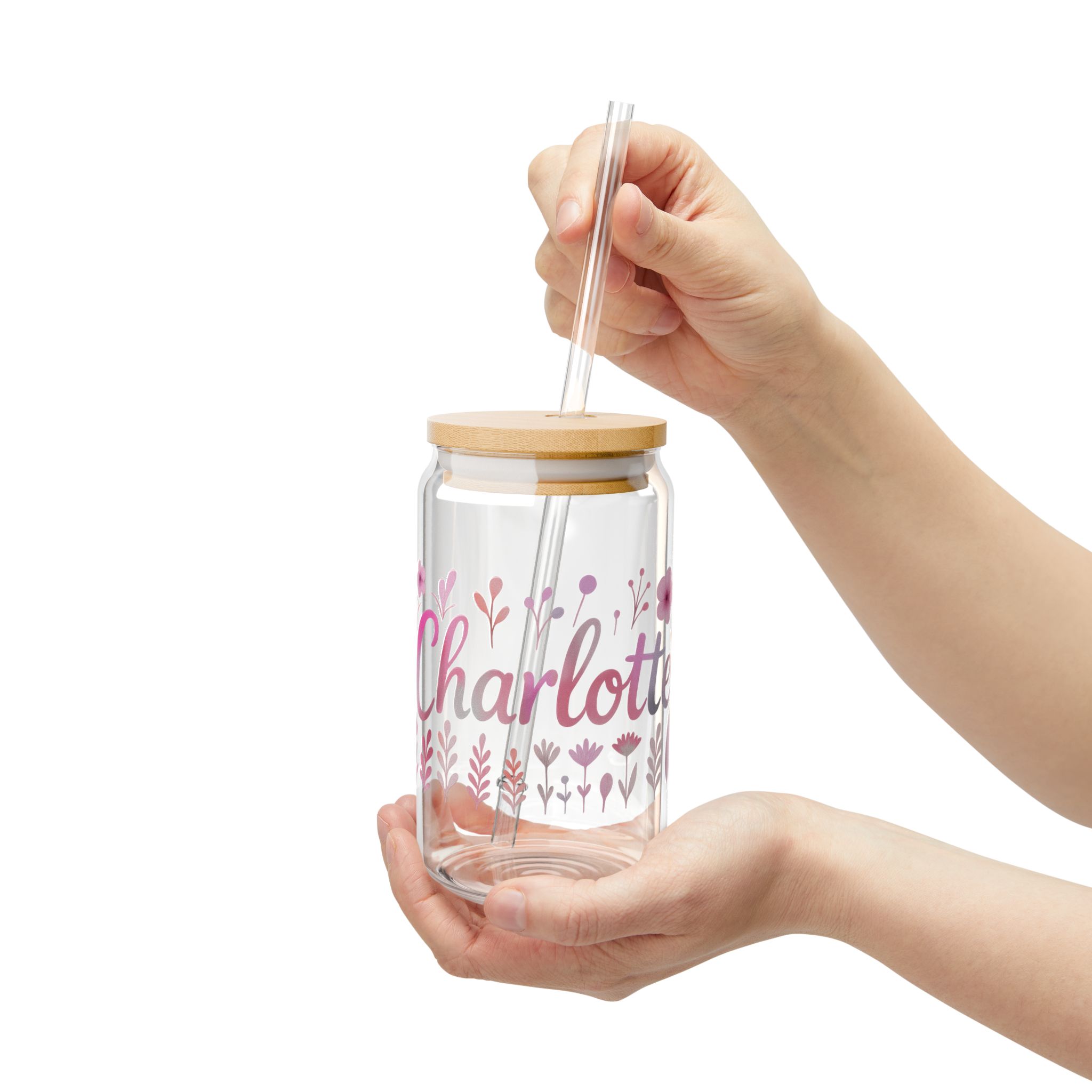 Charlotte Art Glass Bamboo Tumbler