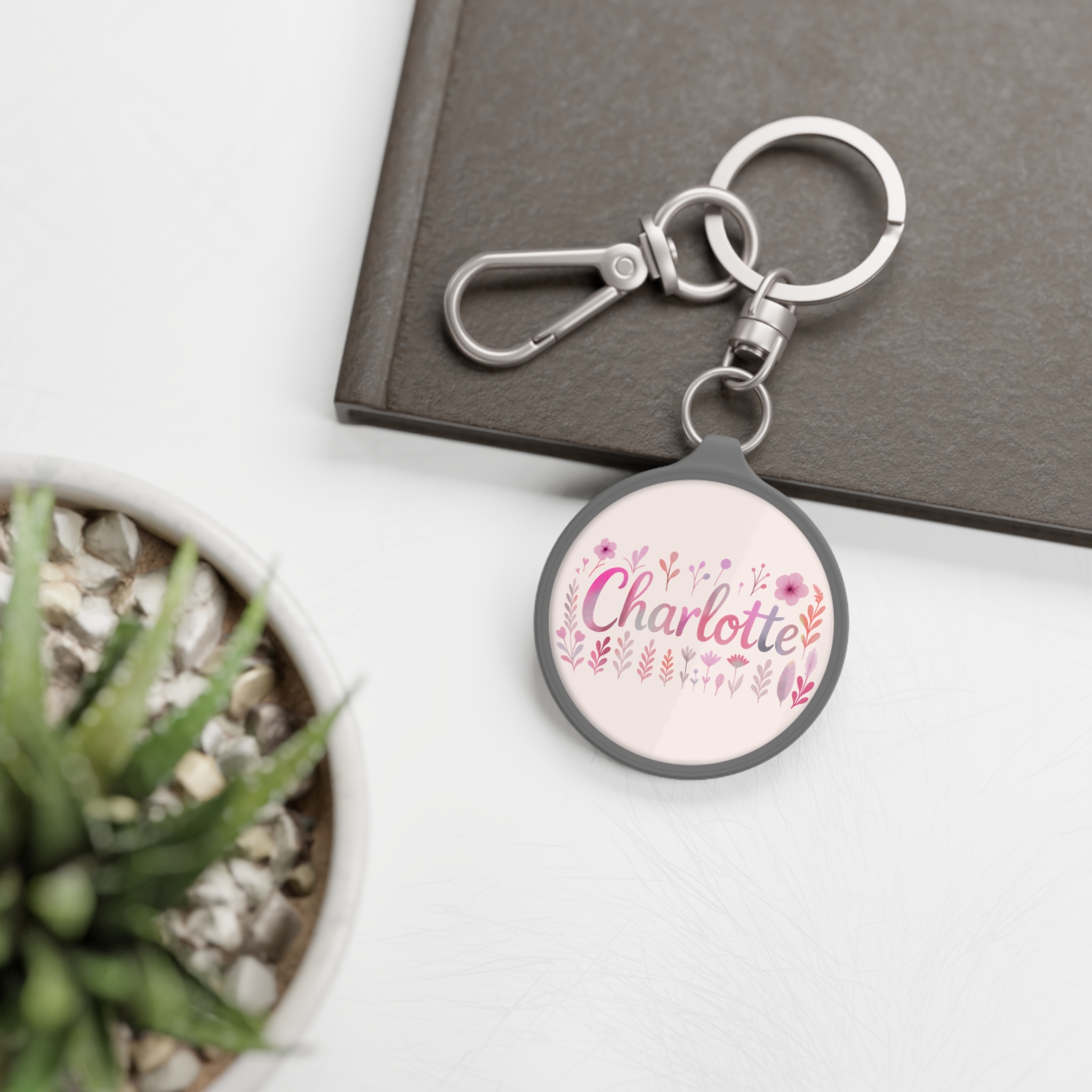 Charlotte Keychain Tag