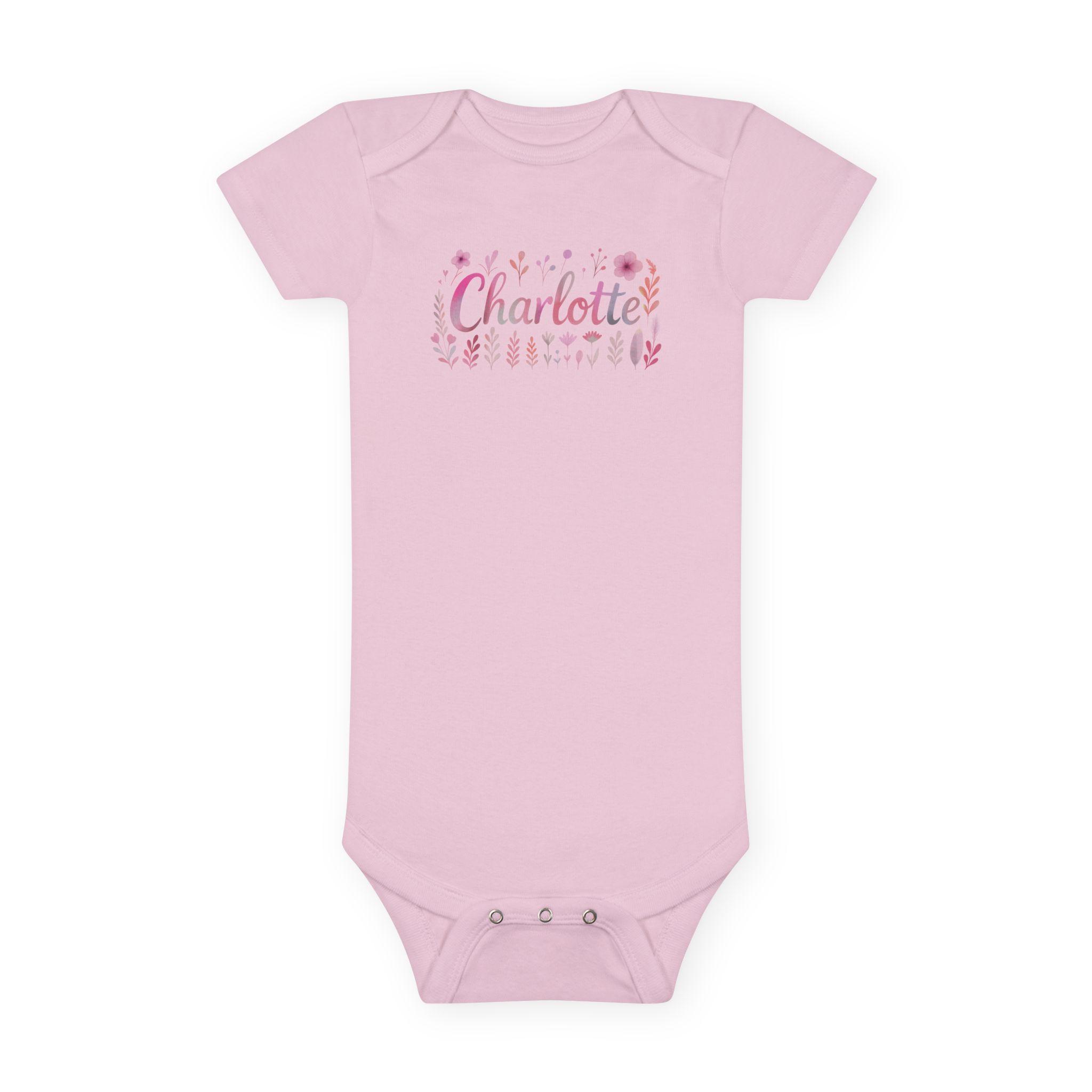 Charlotte Art Short Sleeve Onesie®